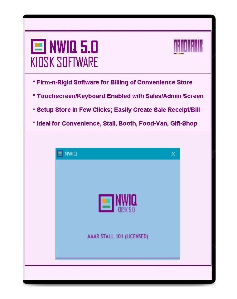 NWIQ Point Of Sale Software - Booth Inventory Billing