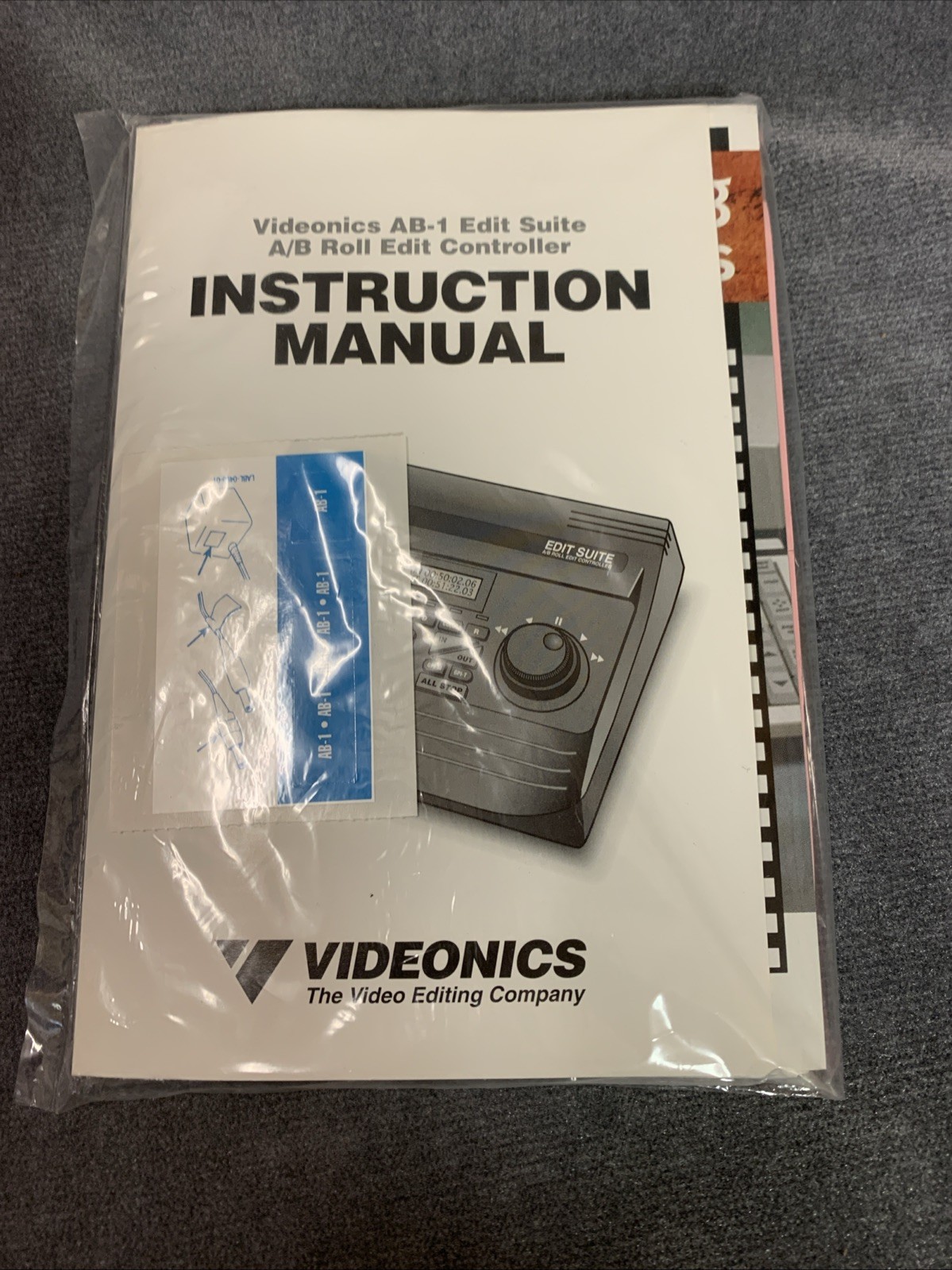 NOS Videonics Edit Suite A/B Roll Edit Controller Model AB-1 Original Box NTSC