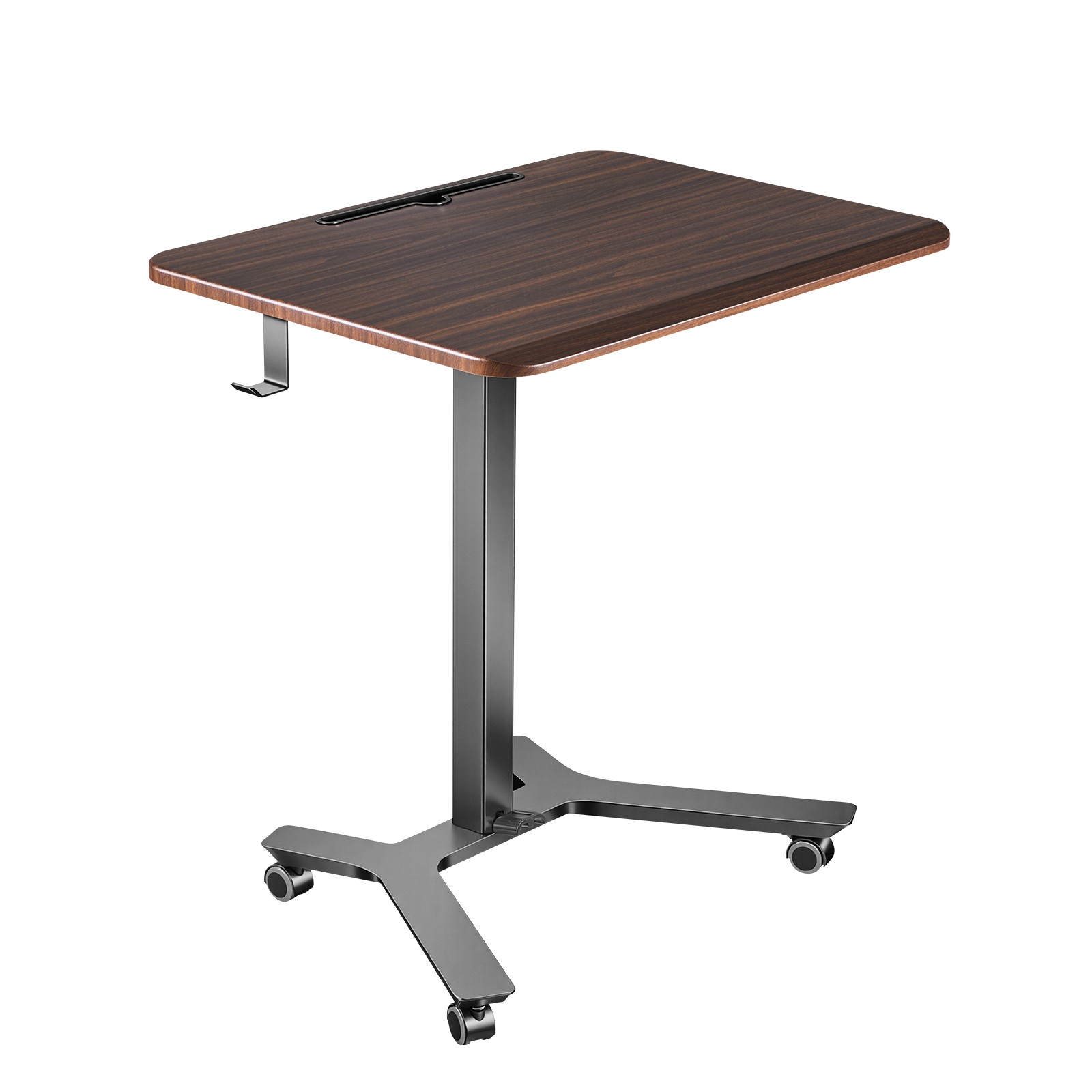 Uimoso Adjustable Height Mobile Standing Desk, 28.2 x 20.5 in Workstation