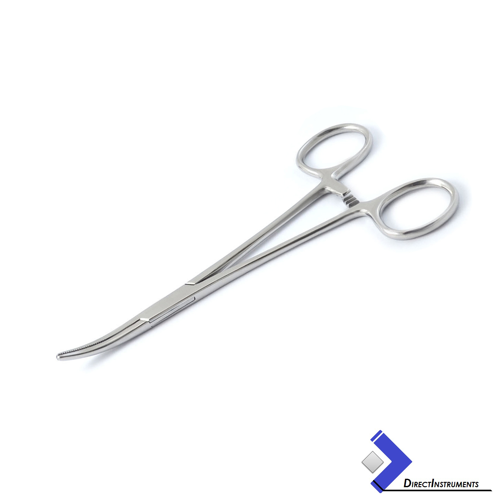 Surgical Curved Kelly Locking Clamp Forceps Hemostatic Artery Toothed Forceps CE