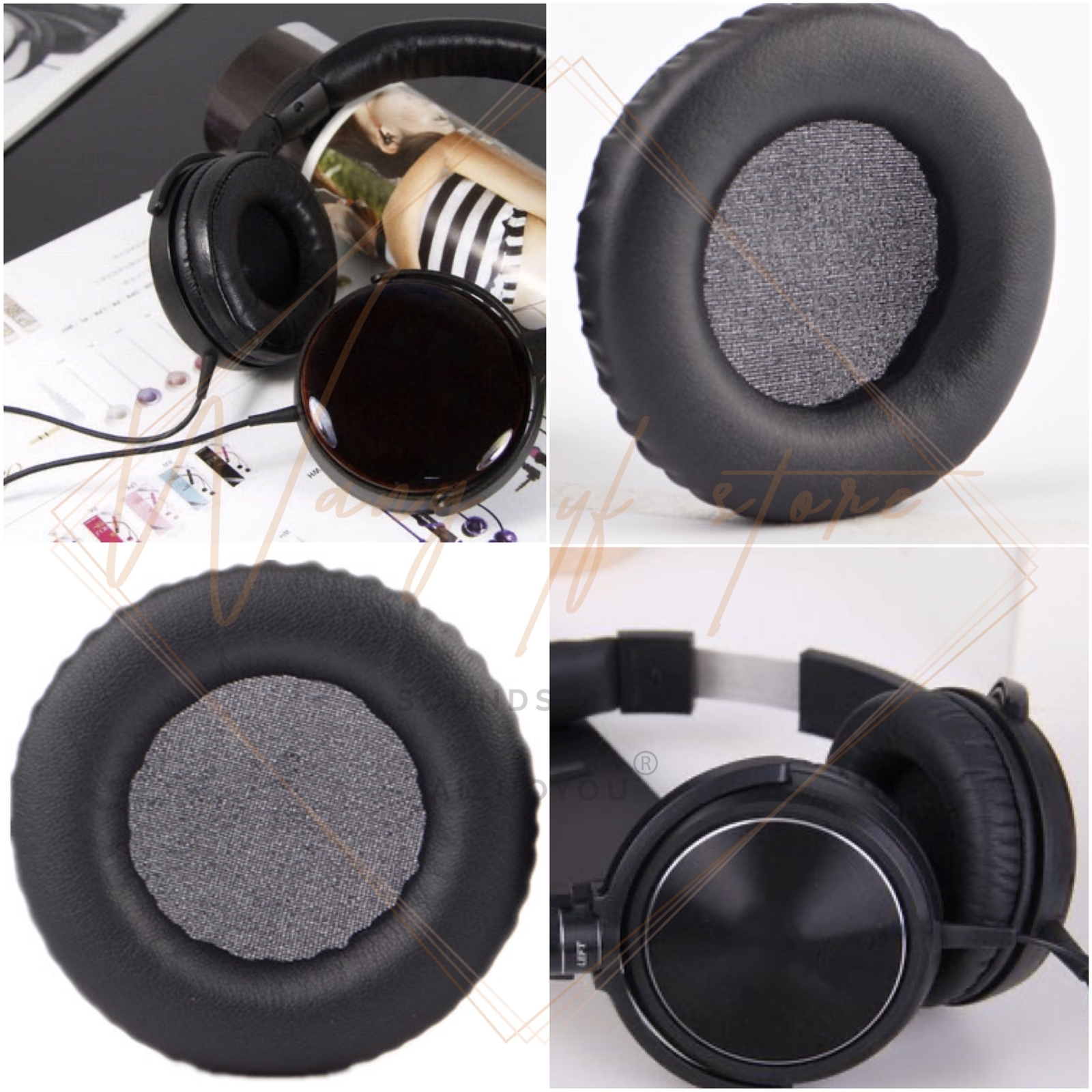 Ear Pads Soft Cushion for Audio-Technica ATH WS99 WS99BT ES10 ESW10 Headphones