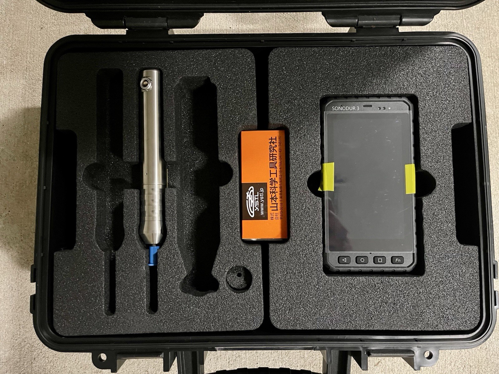Foerster SonoDur 3 Mobile UCI Hardness Tester Kit w/ 49N Probe + Block New Sonic