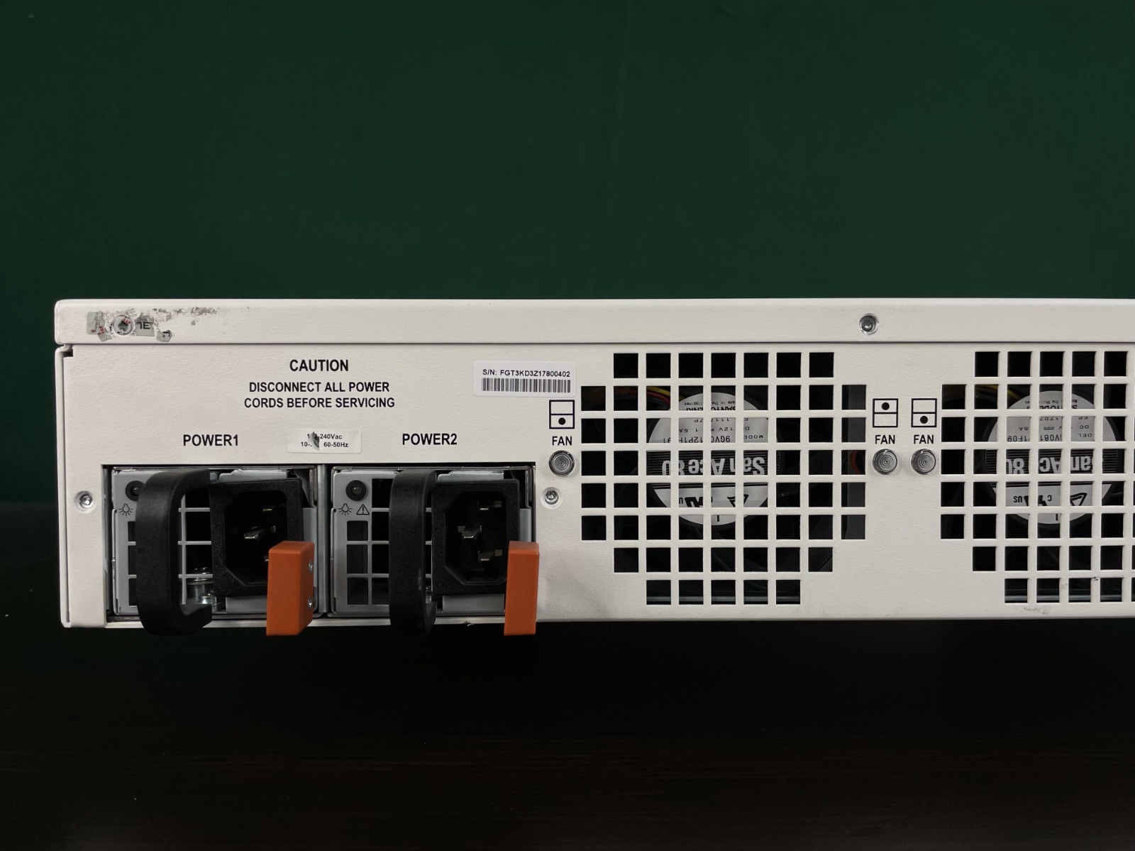 Fortinet FortiGate 3000D Firewall FG-3000D Dual Power +Ears /Registered
