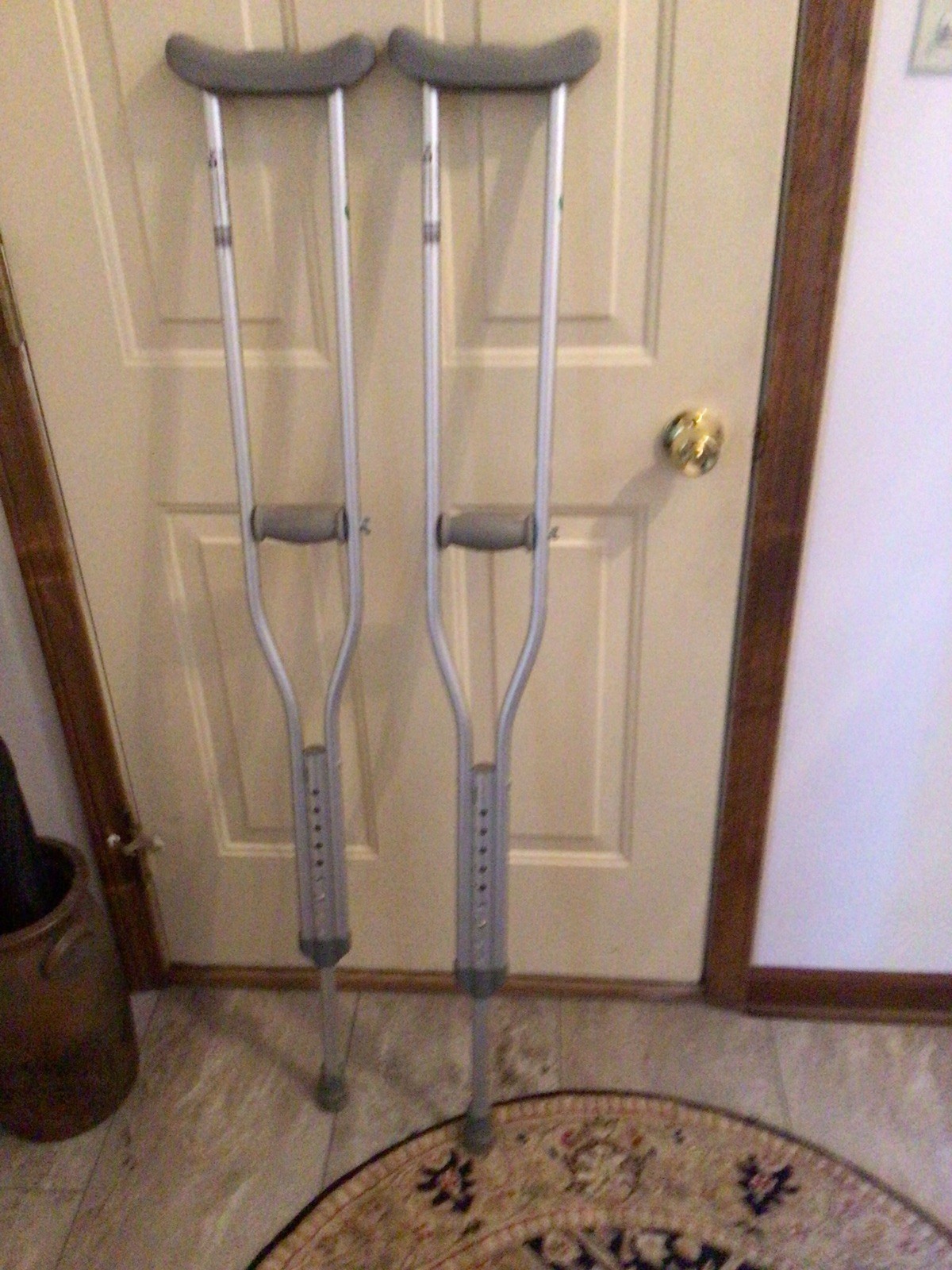 Hugo Mobility Adjustable Adult Crutches For Walking, Walking Crutches,