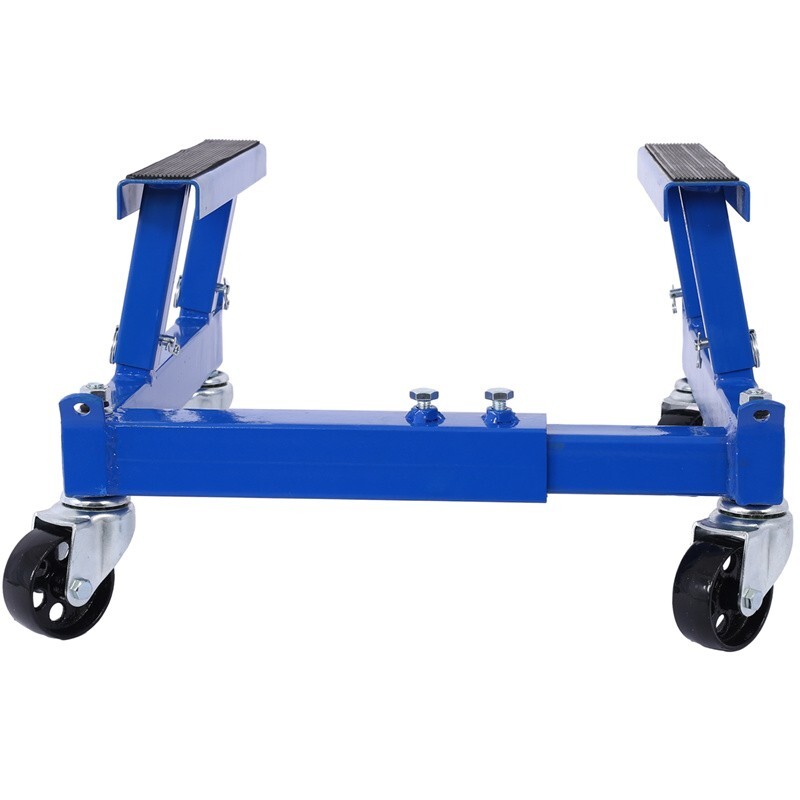 1500lbs ATV Motorcycle Engine Stand Cradle Shop Dolly Adjustable Width & Height
