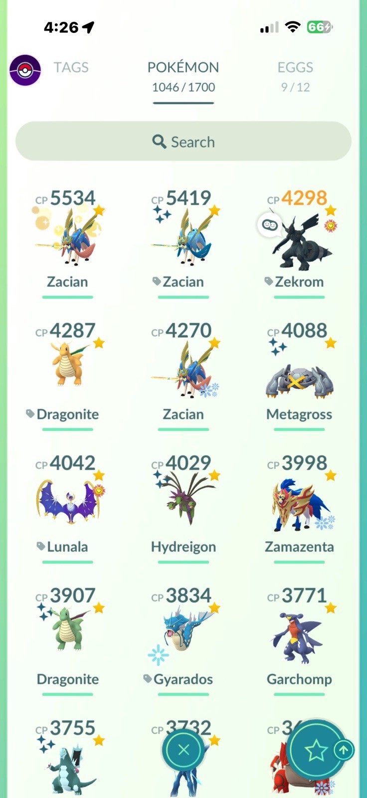 Pokémon GO Level 73 Game Account Legendary Shiny Pokémon Collection