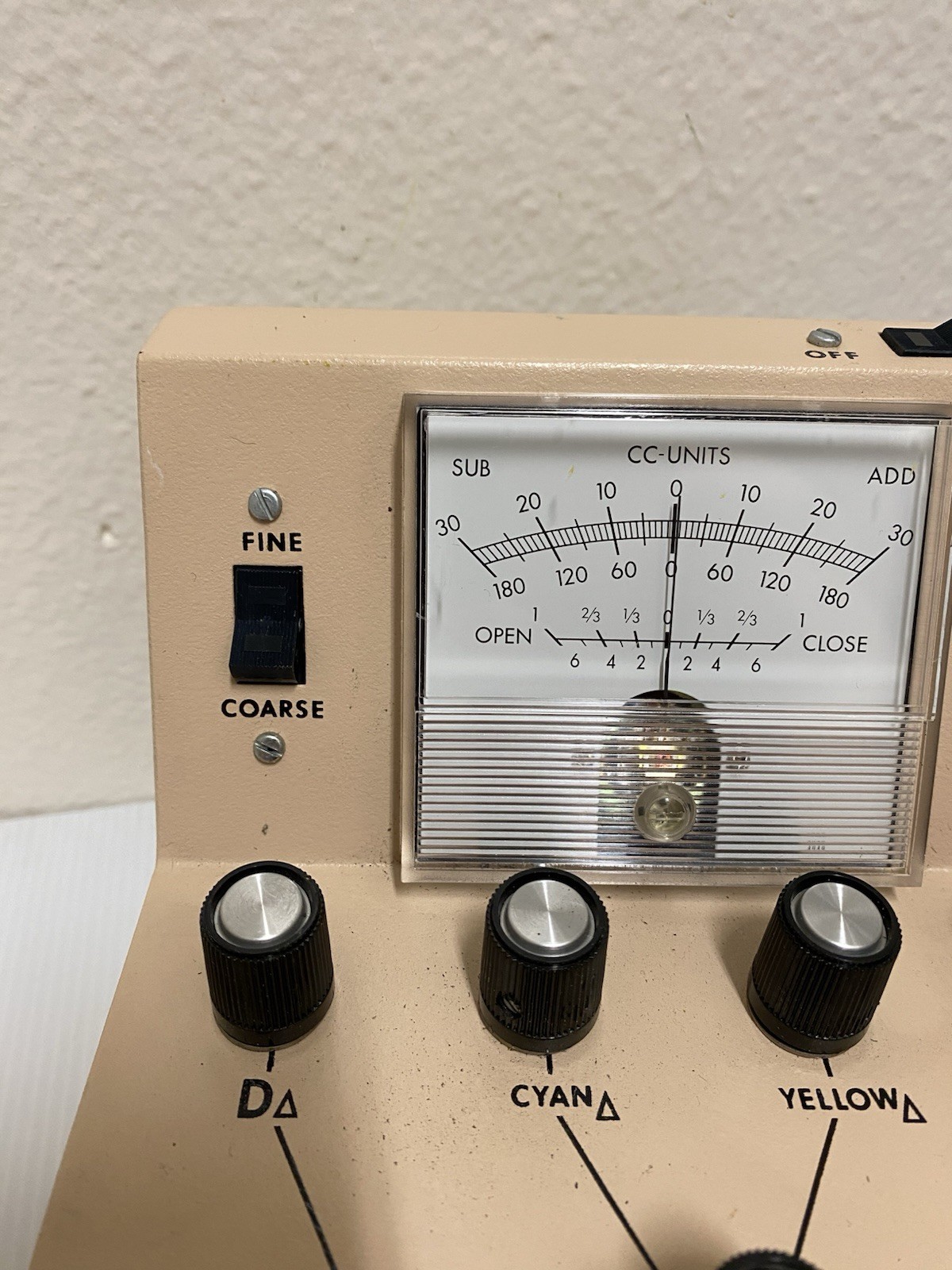 Vtg Optographic Lab CPC 379 Color Process Computer Analyser Darkroom