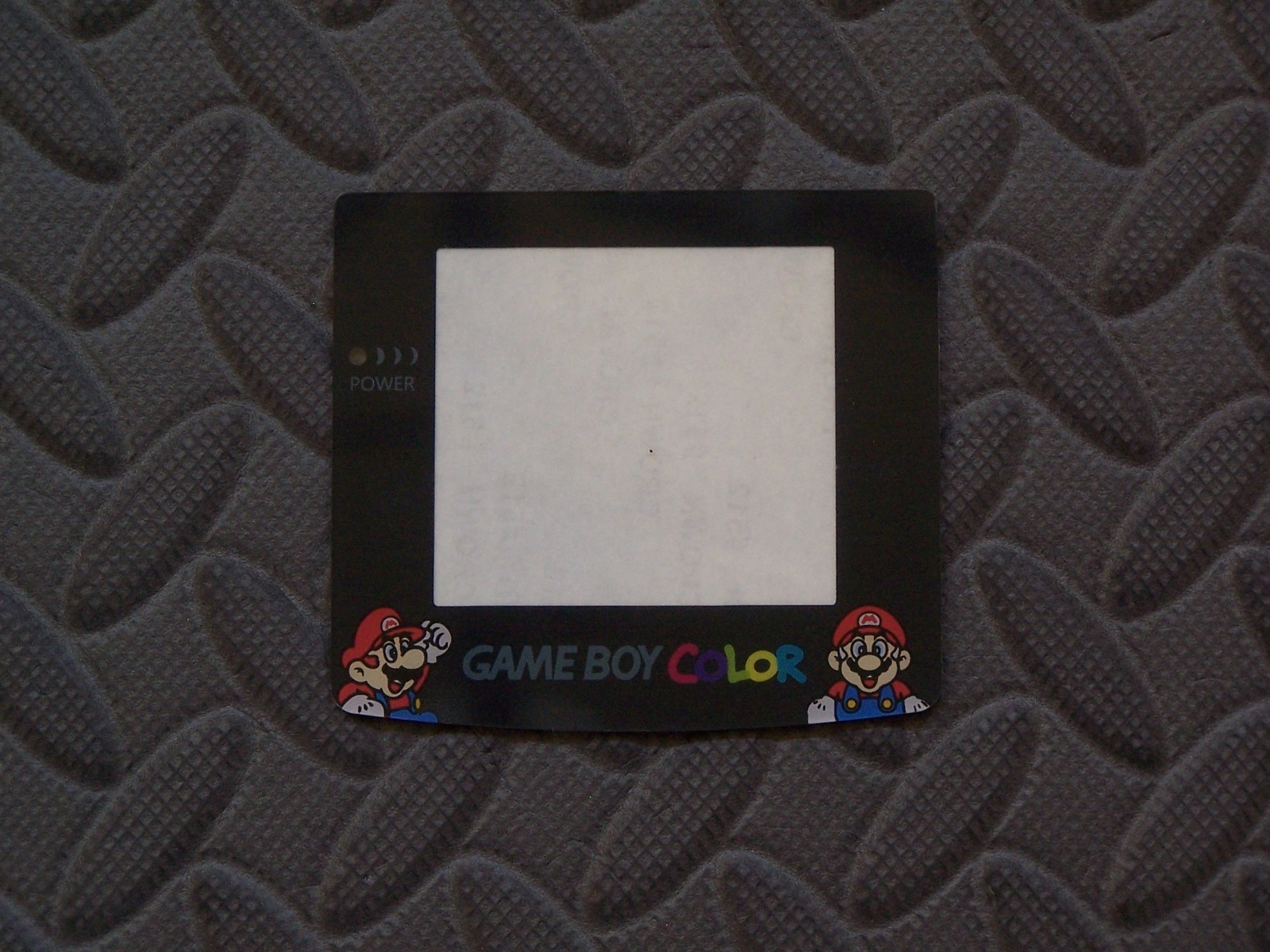 Nintendo Game Boy Color GBC Screen Lens Protector MARIO - NEW