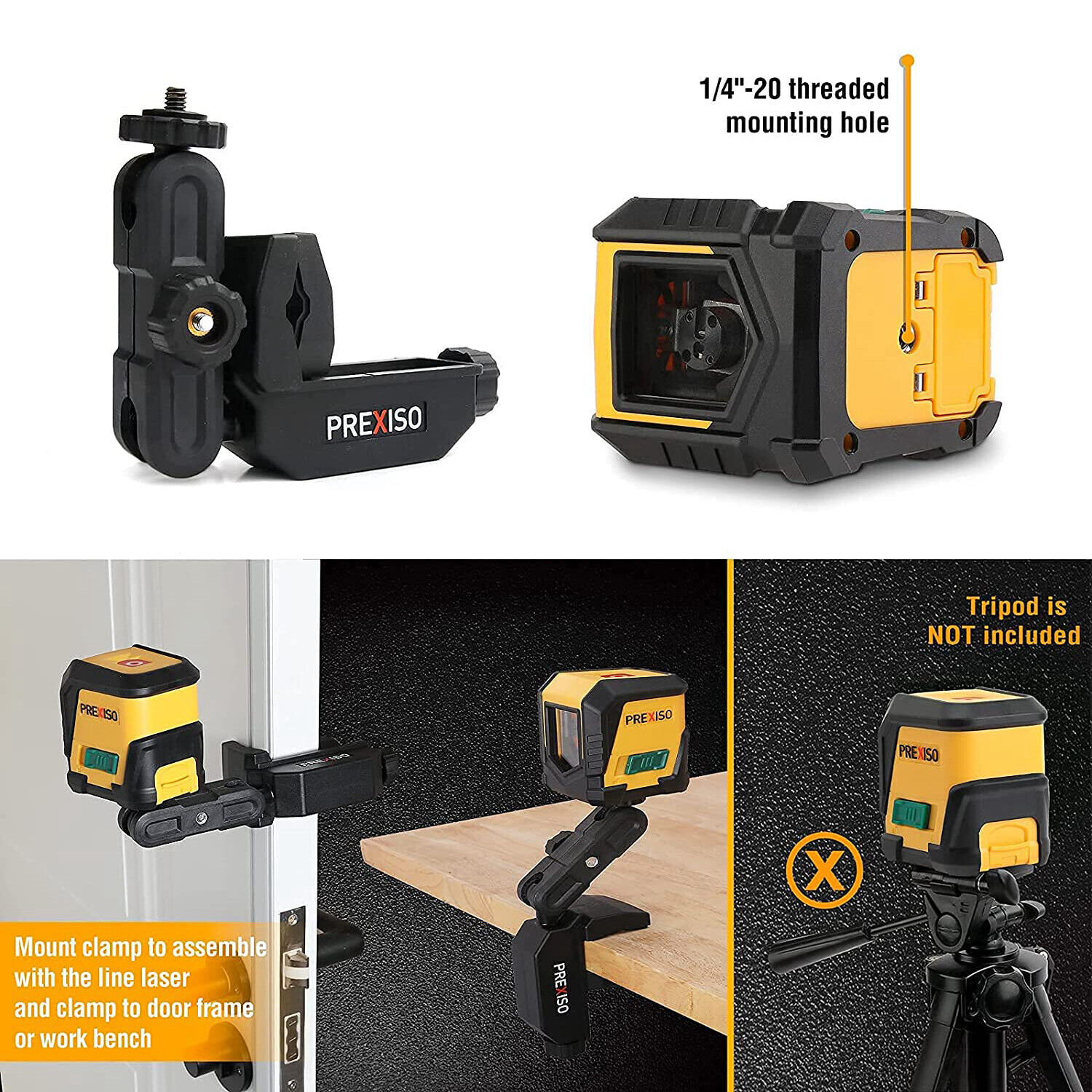 REXISO Self Leveling Cross Line Laser Level Rotatable 360° LED 65FT Indicator US