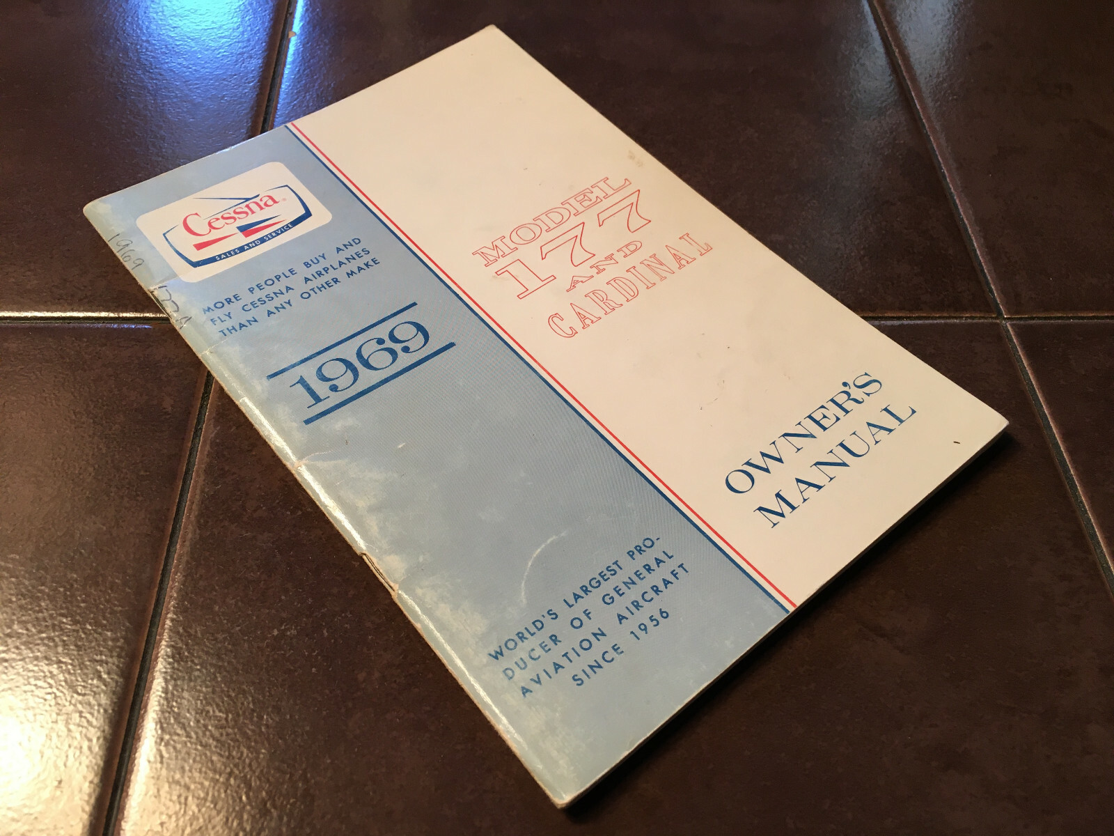 1969 Cessna 177 Cardinal Owner's Manual