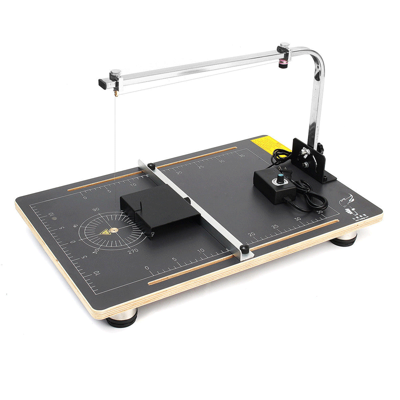 110V 15*22.8" Hot Wire Foam Cutter Angle Adjustable Heat Cutting Machine