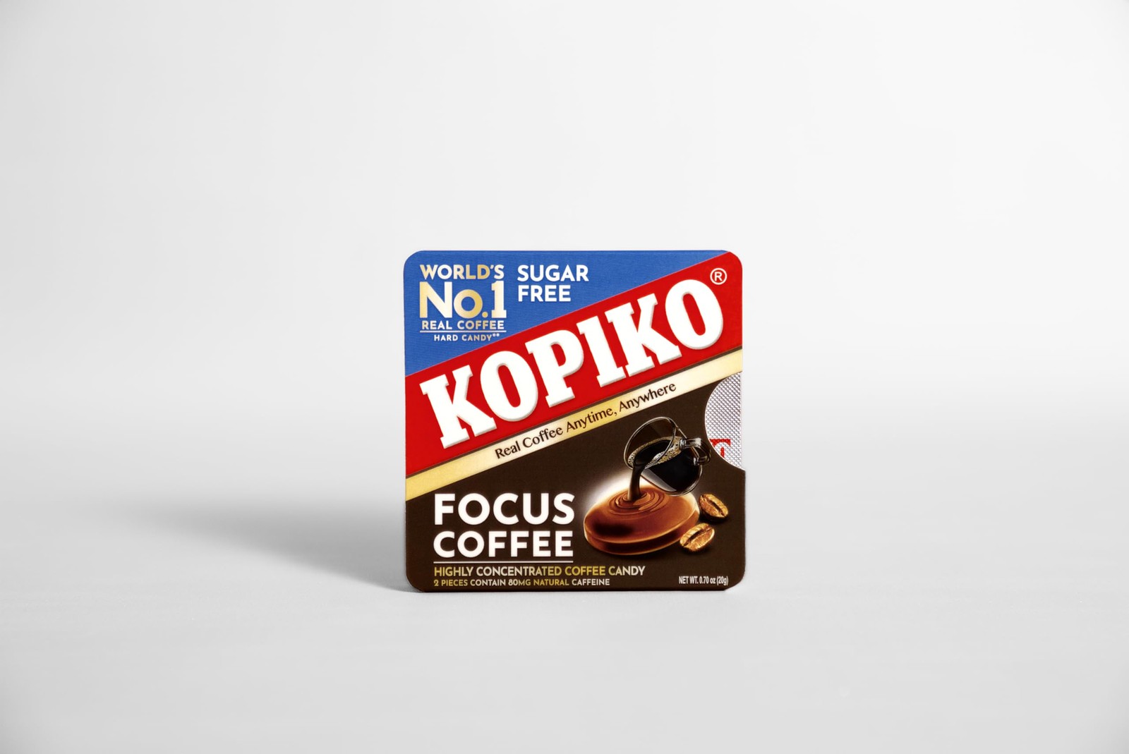 Coffee Candy - Highly Concentrated Coffee Candy, 12 pack box with 4 Focus can...