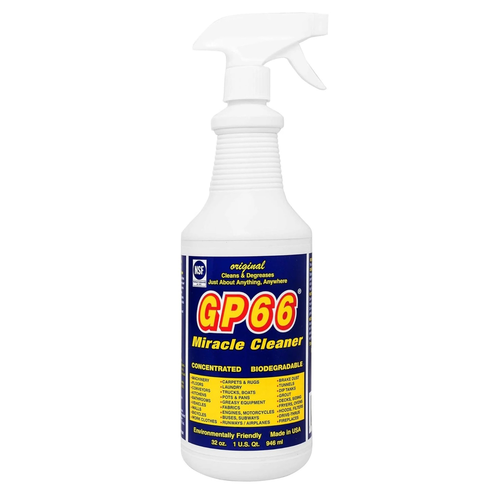 Green Miracle Cleaner Super Size (32 oz) – Powerful American Made All-Purpose...