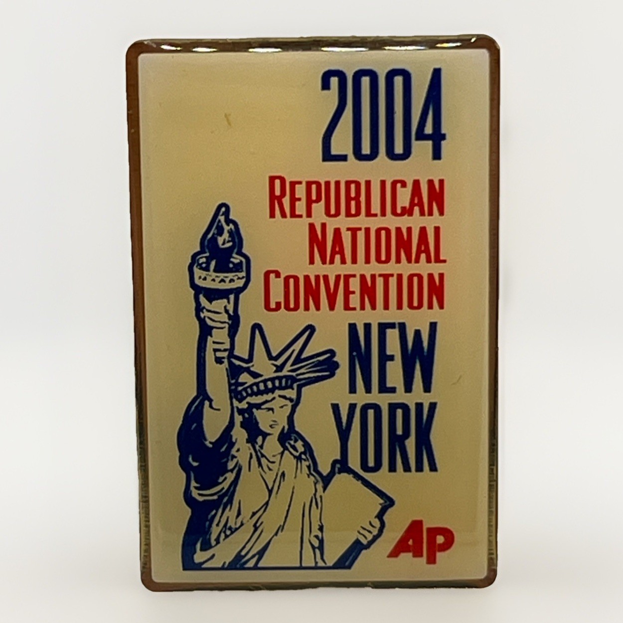 2004 Republican National Convention New York President Election Enamel Hat Pin
