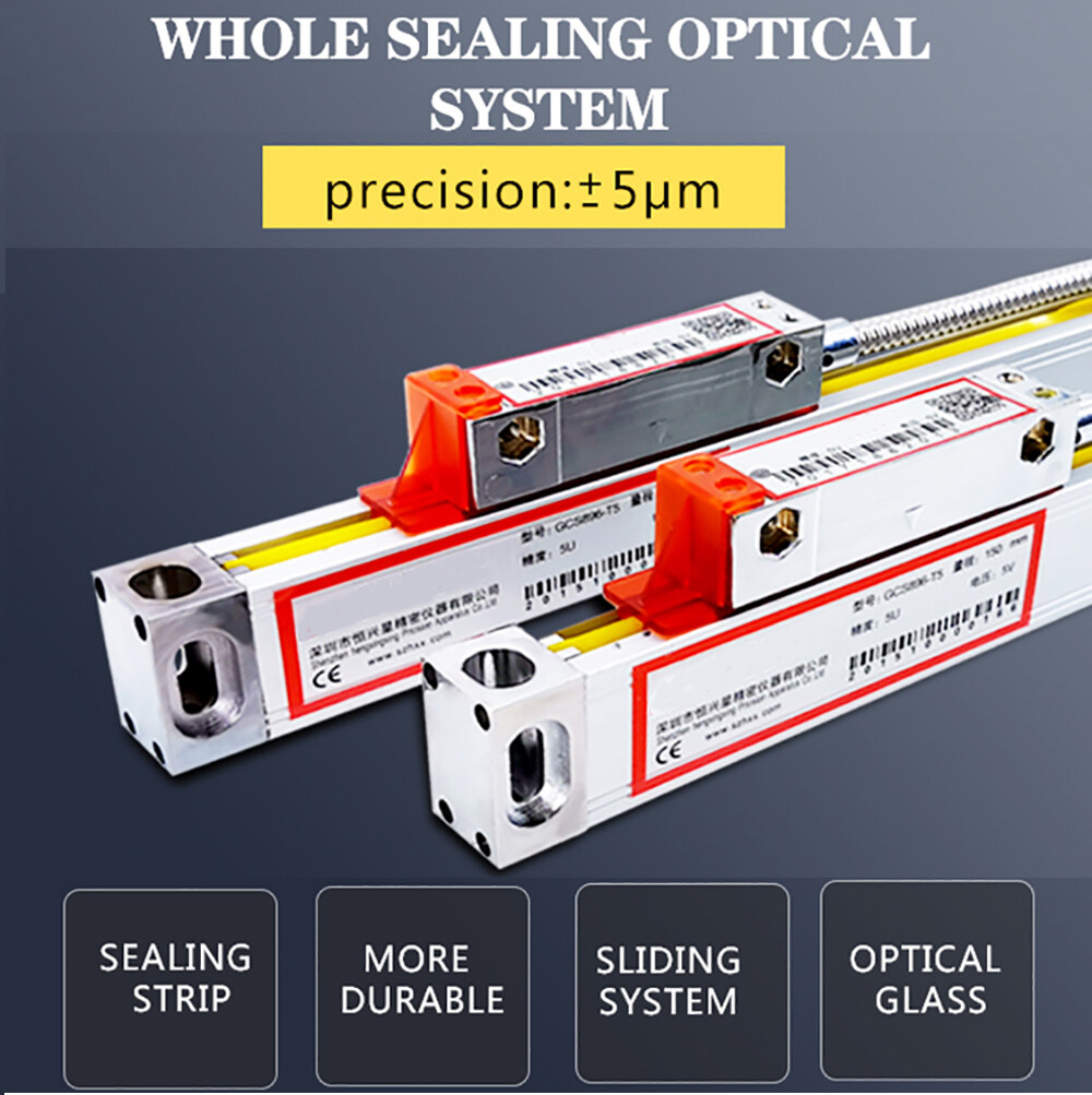 2Axis/3Axis Digital Readout DRO Display Linear Scale Encoder for Mill Lathe US