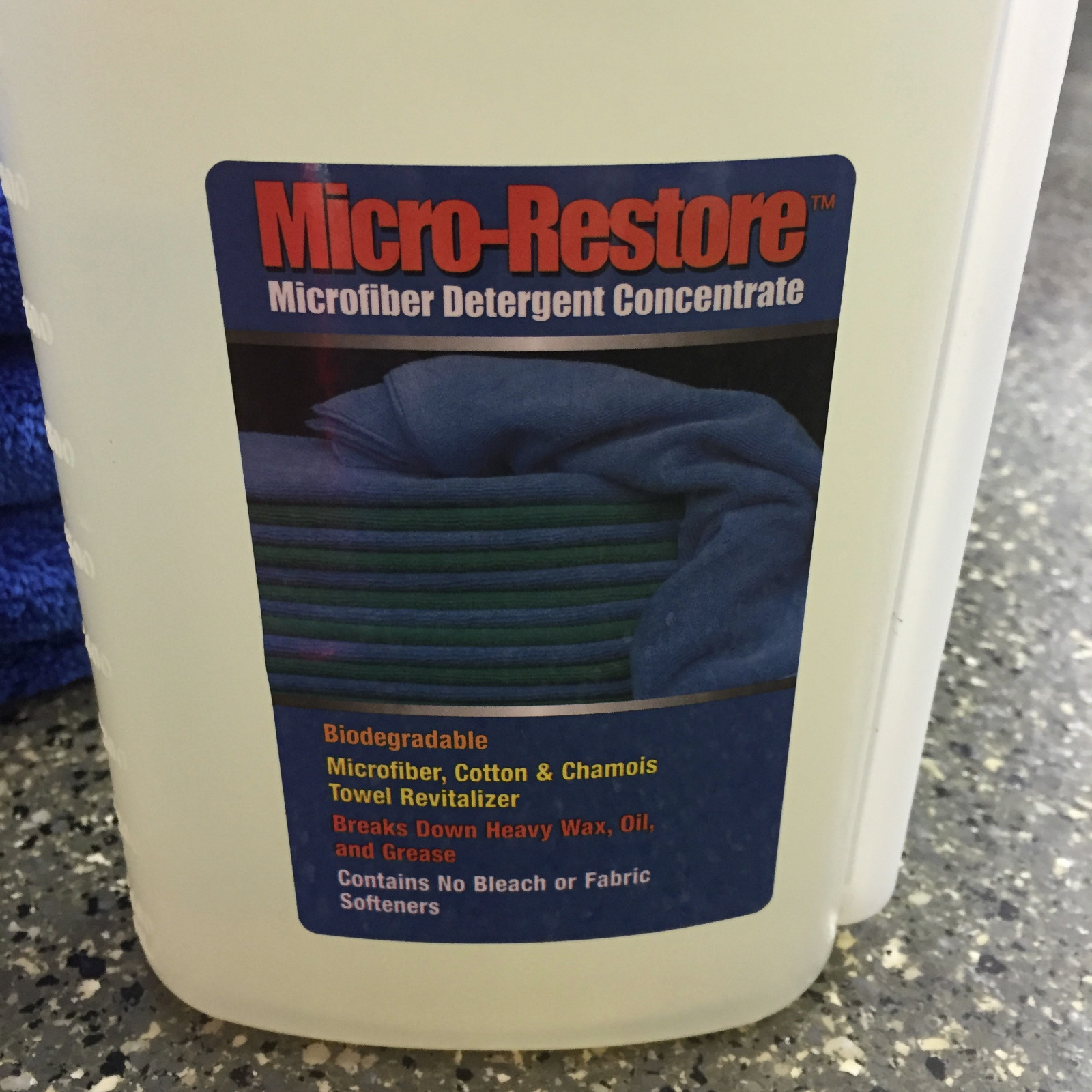 32oz. Micro-Restore Microfiber Towel Cleaning & Washing Detergent MR32