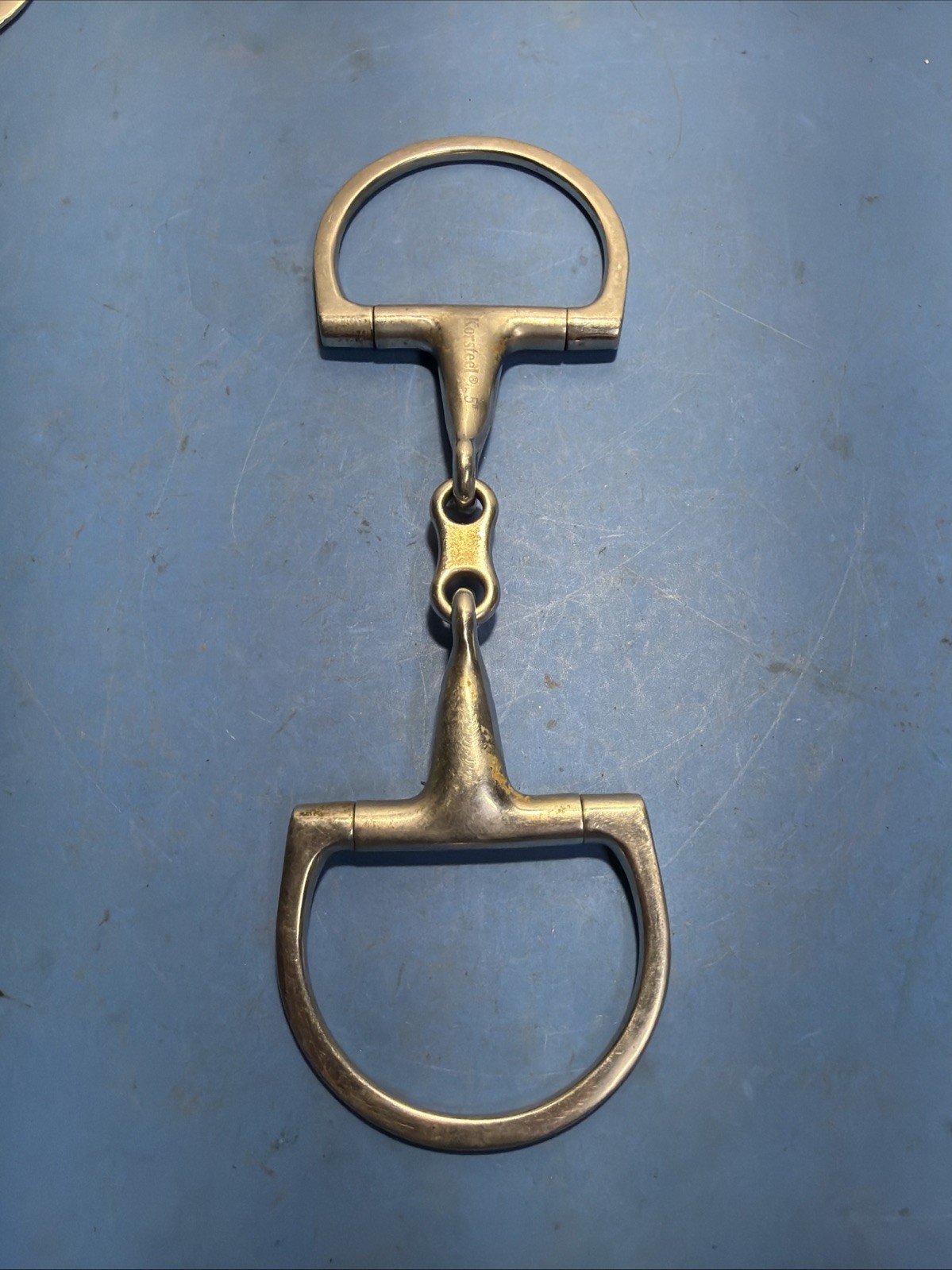 Korsteel  Stainless Hunter Dee Oval Link Snaffle Bit  5inch