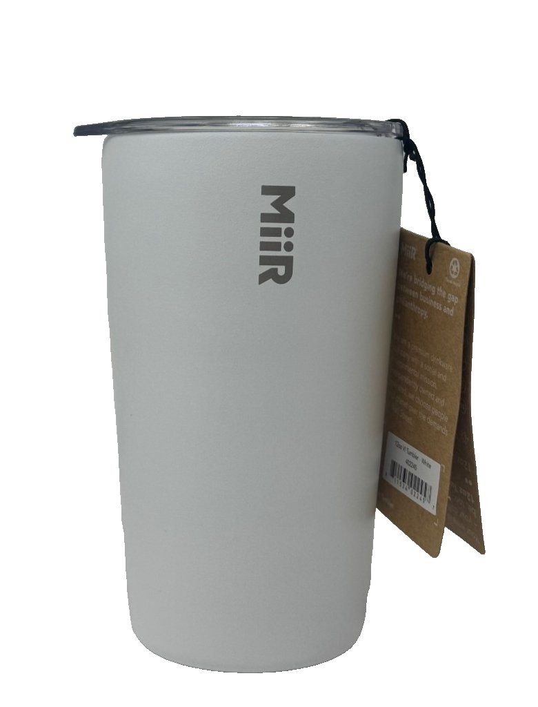 Miir 12 oz VI Tumbler White Thermo Slide Lid White - New With Tag