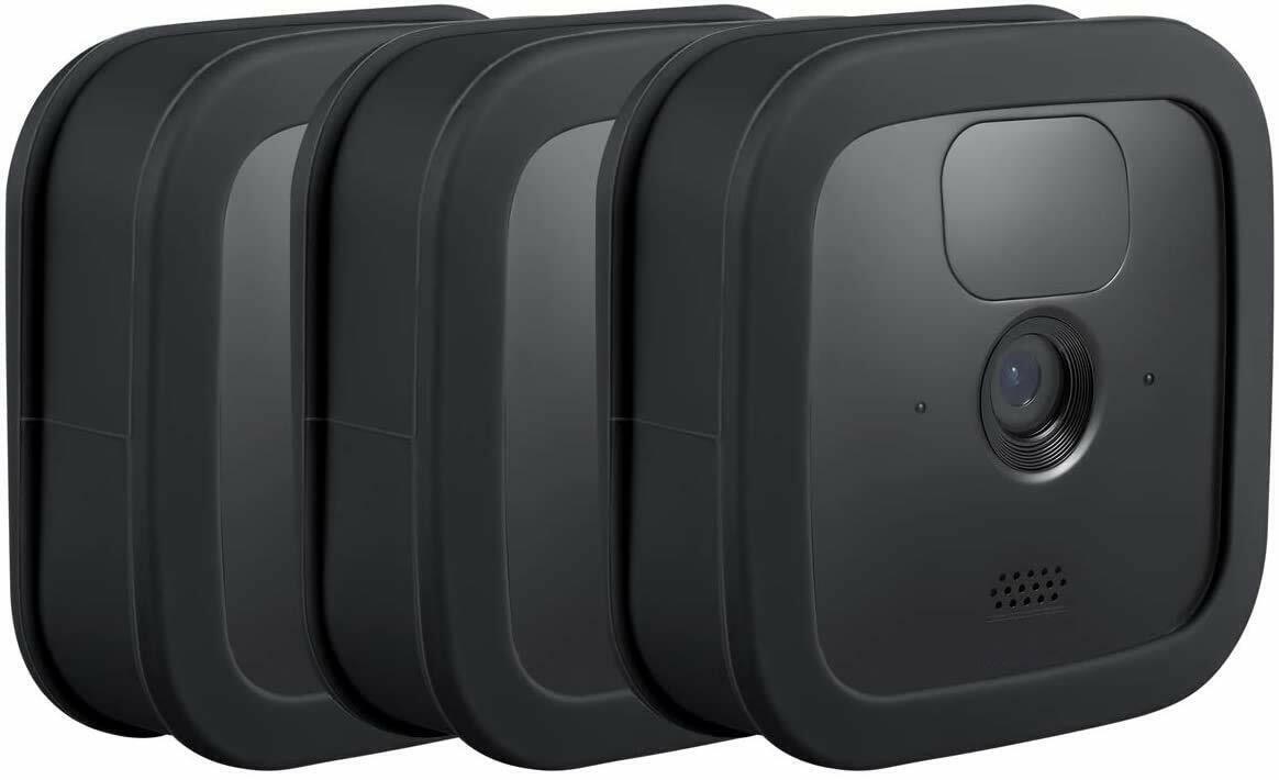 Wasserstein Protective Silicone Skin 3 Pack Compatible with Blink Outdoor Black