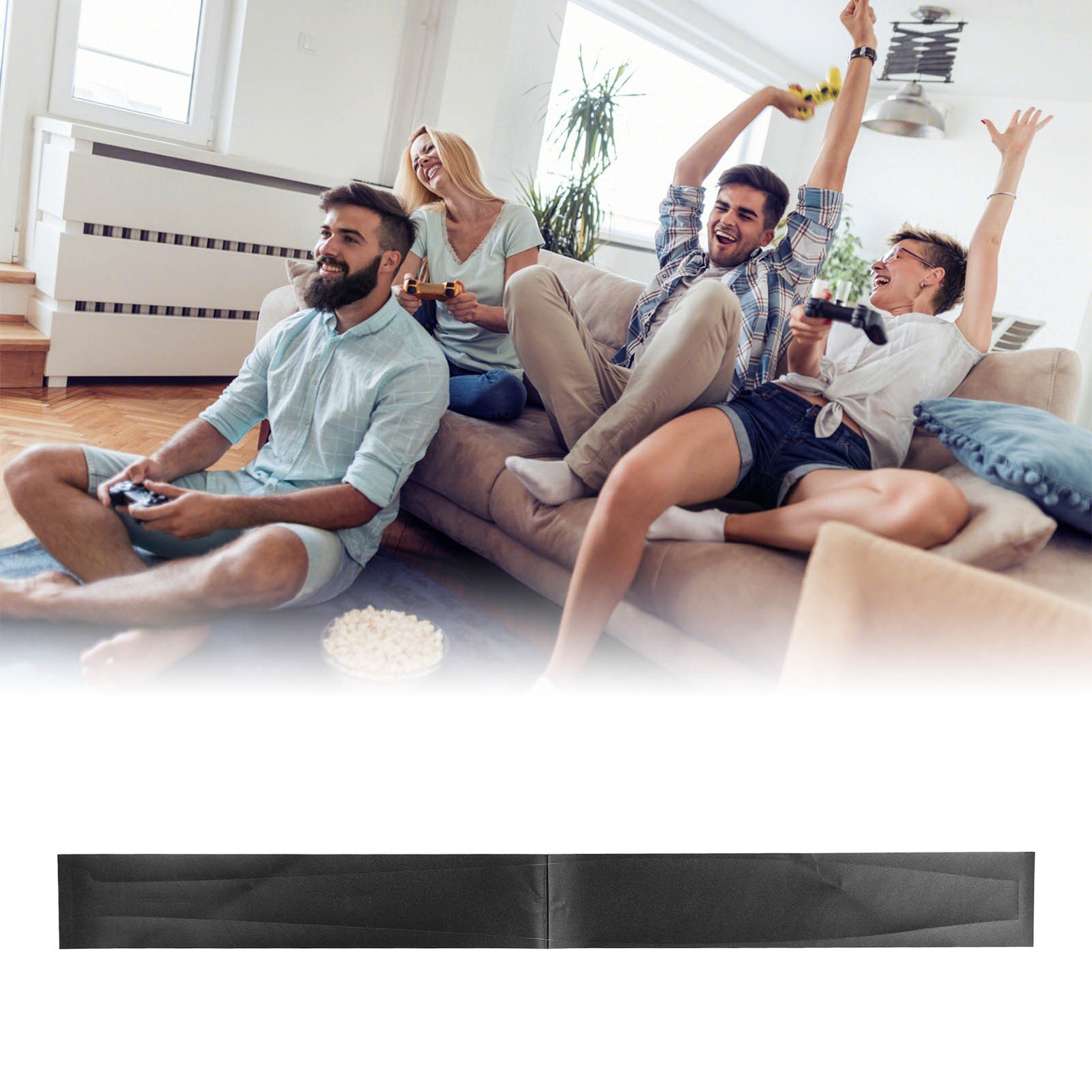 Integral Scratch Resistant Middle Strip Sticker For Console