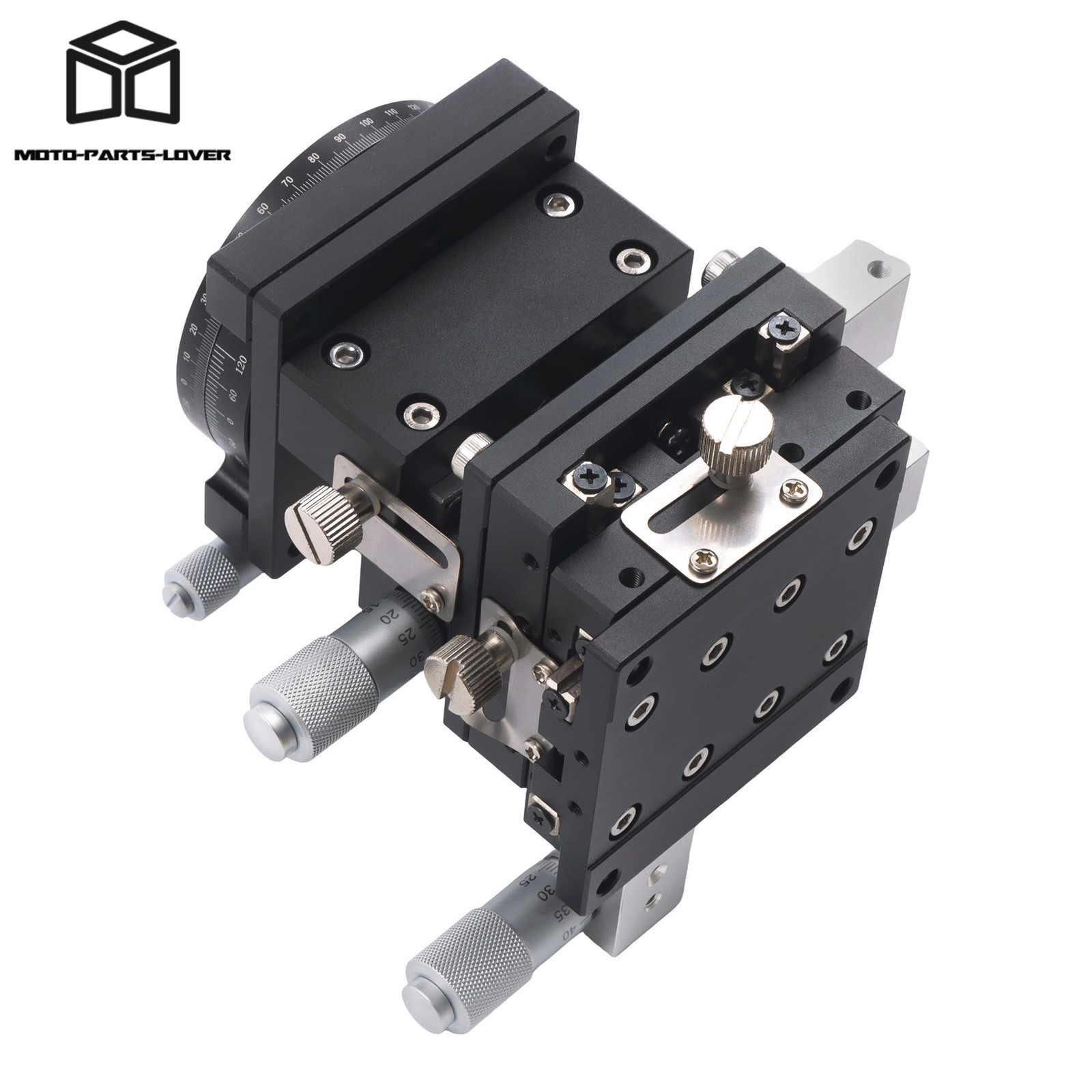 60x60mm XYZR 4 Axis Manual Tuning Stage Linear Displacement Sliding Table