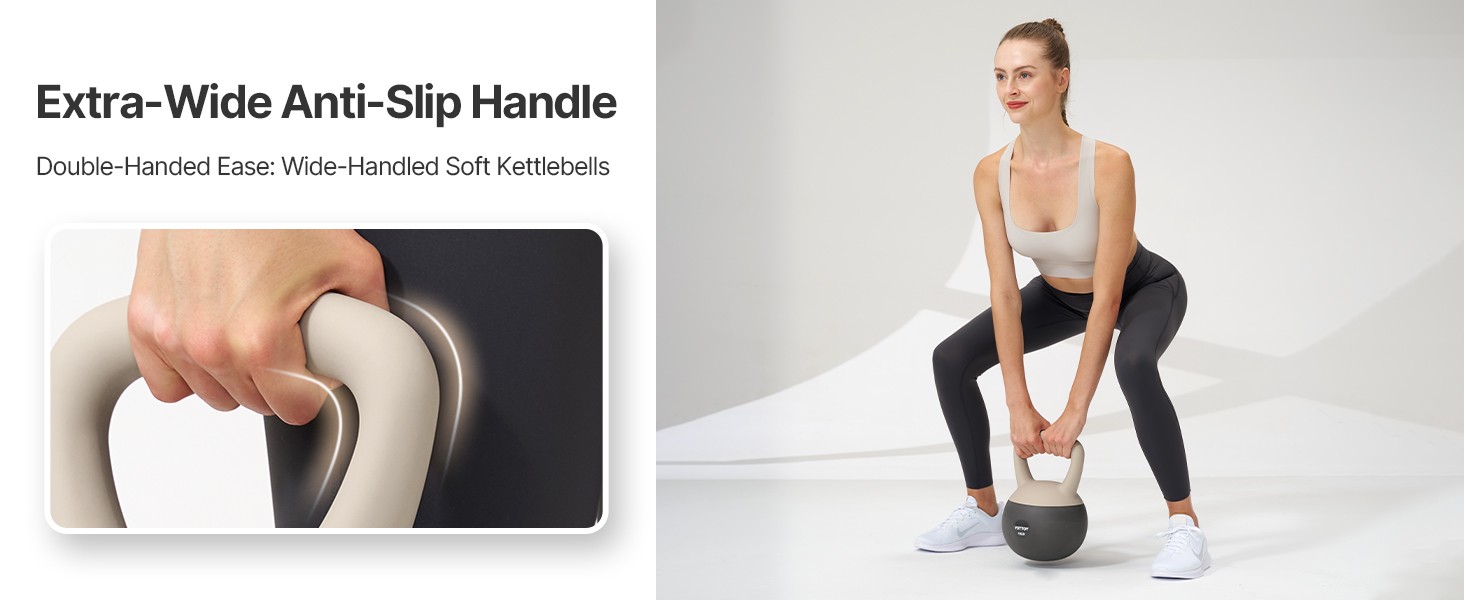 Soft Kettlebell, Set for Strength Training Kettlebells & Home Workouts,