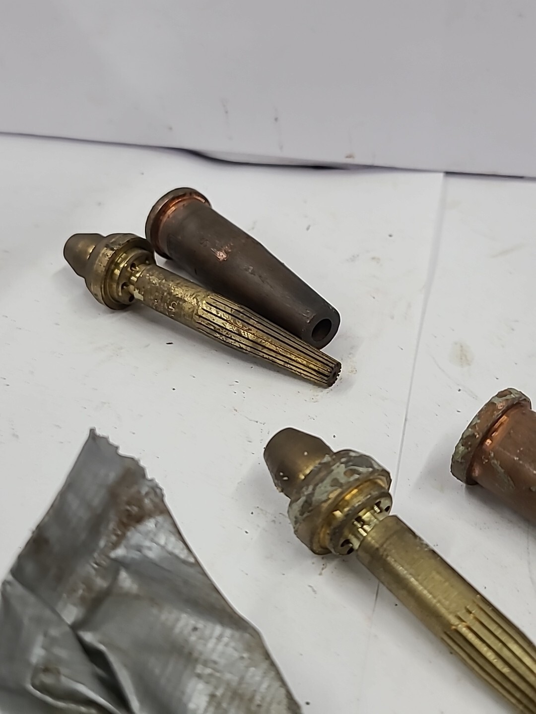 Lot Of 4 Cutting Torch Tip Various Styles