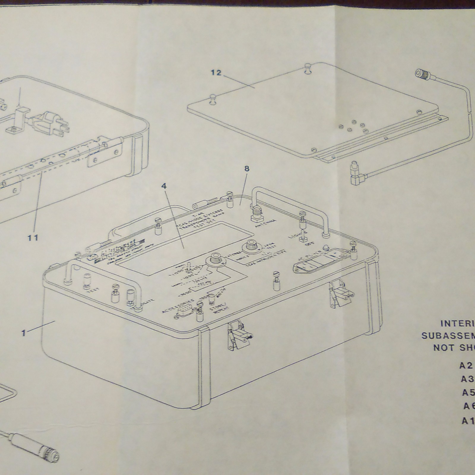 TIC T-49 Ramp Test Set Operator's & Service Manual