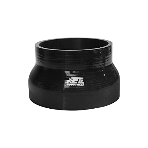 ID 3.5" to 4.5", Length 3" Silicone Reducer Straight Coupler 3.5" ID to 4.5" ID