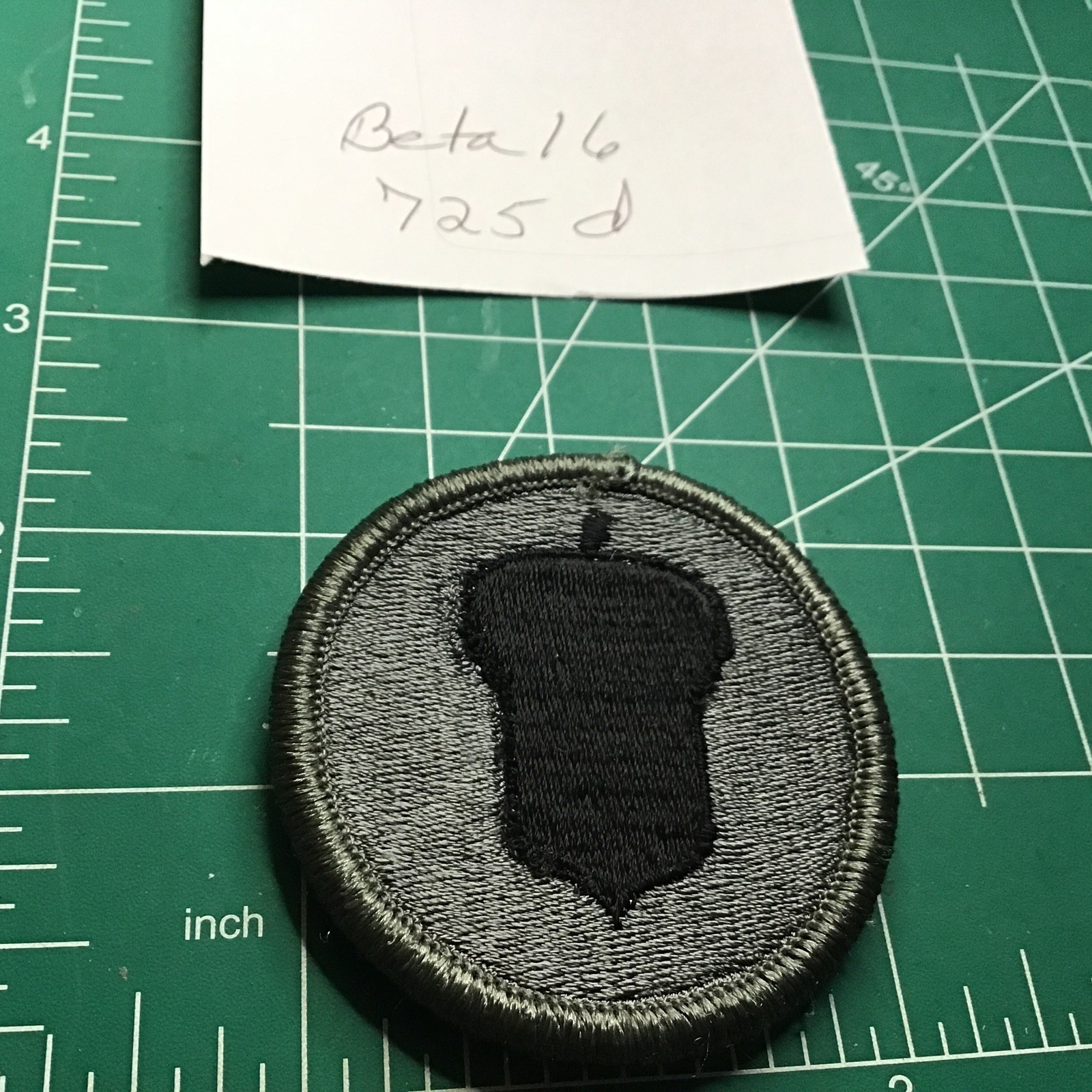 MILITARY PATCH US ARMY HOOK & LOOP BACK ACU DIGITAL 87TH INFANTRY DIVISION