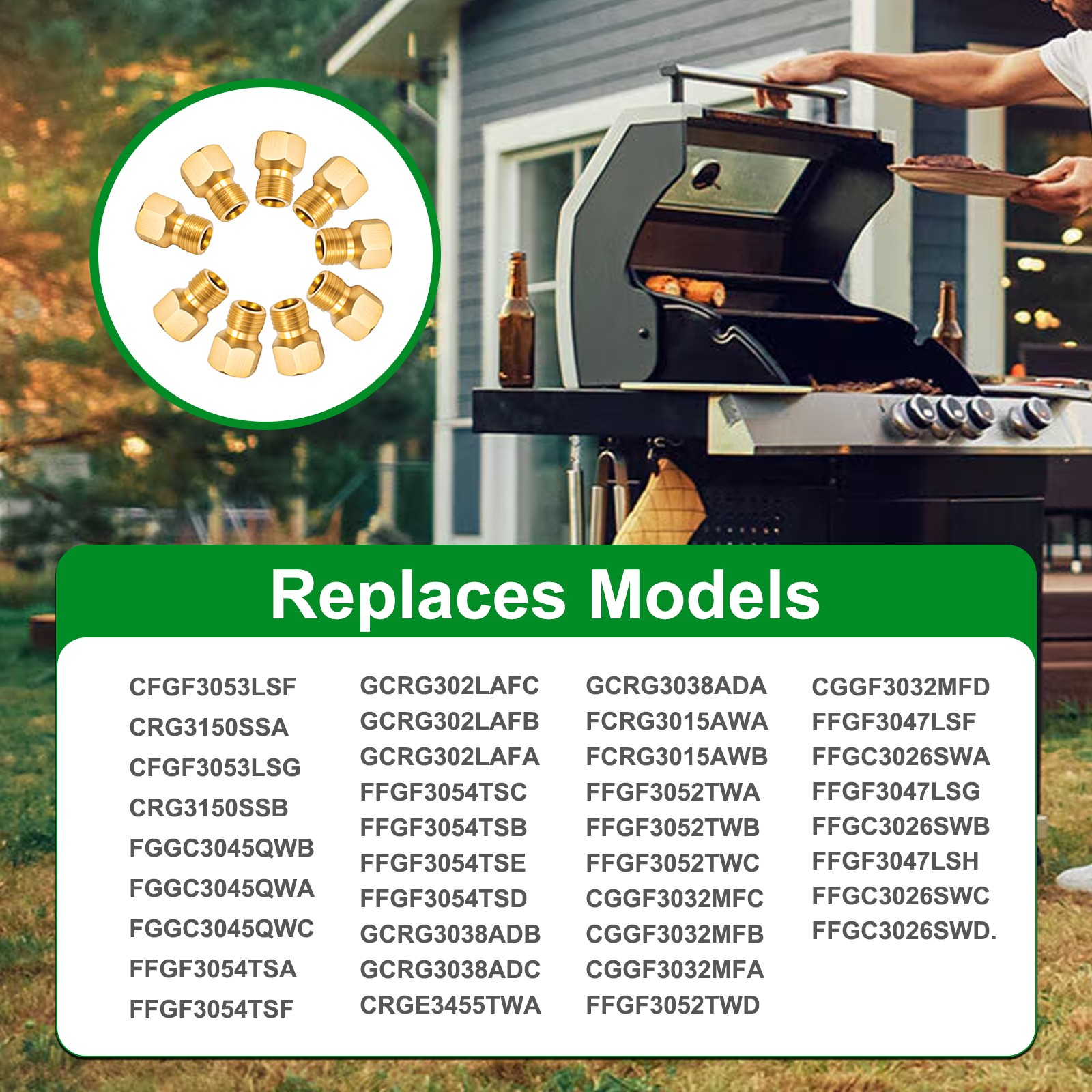 36PCS Gas Range Stove Orifice Nozzle Jets Conversion Kit M6×0.75 for Propane LPG