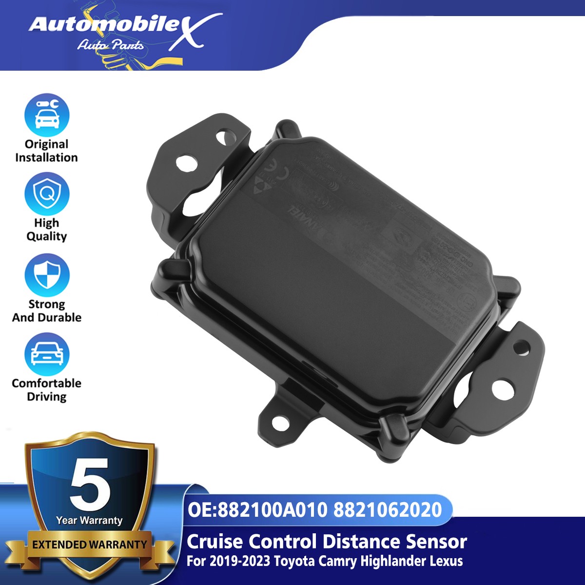 Cruise Control Distance Radar Sensor For 2019-2023 Lexus TOYOTA Camry Highlander