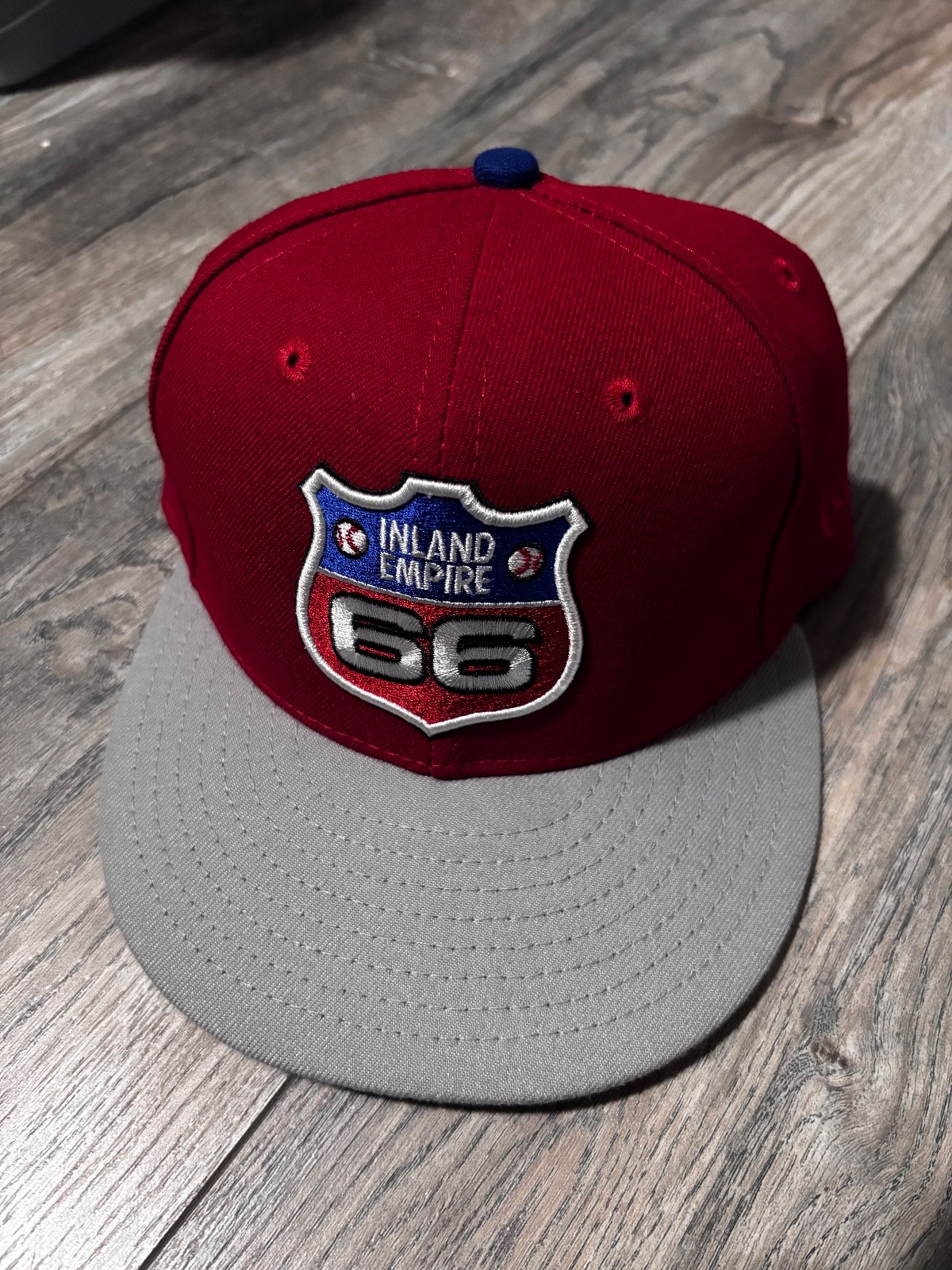 Inland Empire 66ers Classic MILB New Era Cap--Made In USA--Size 7