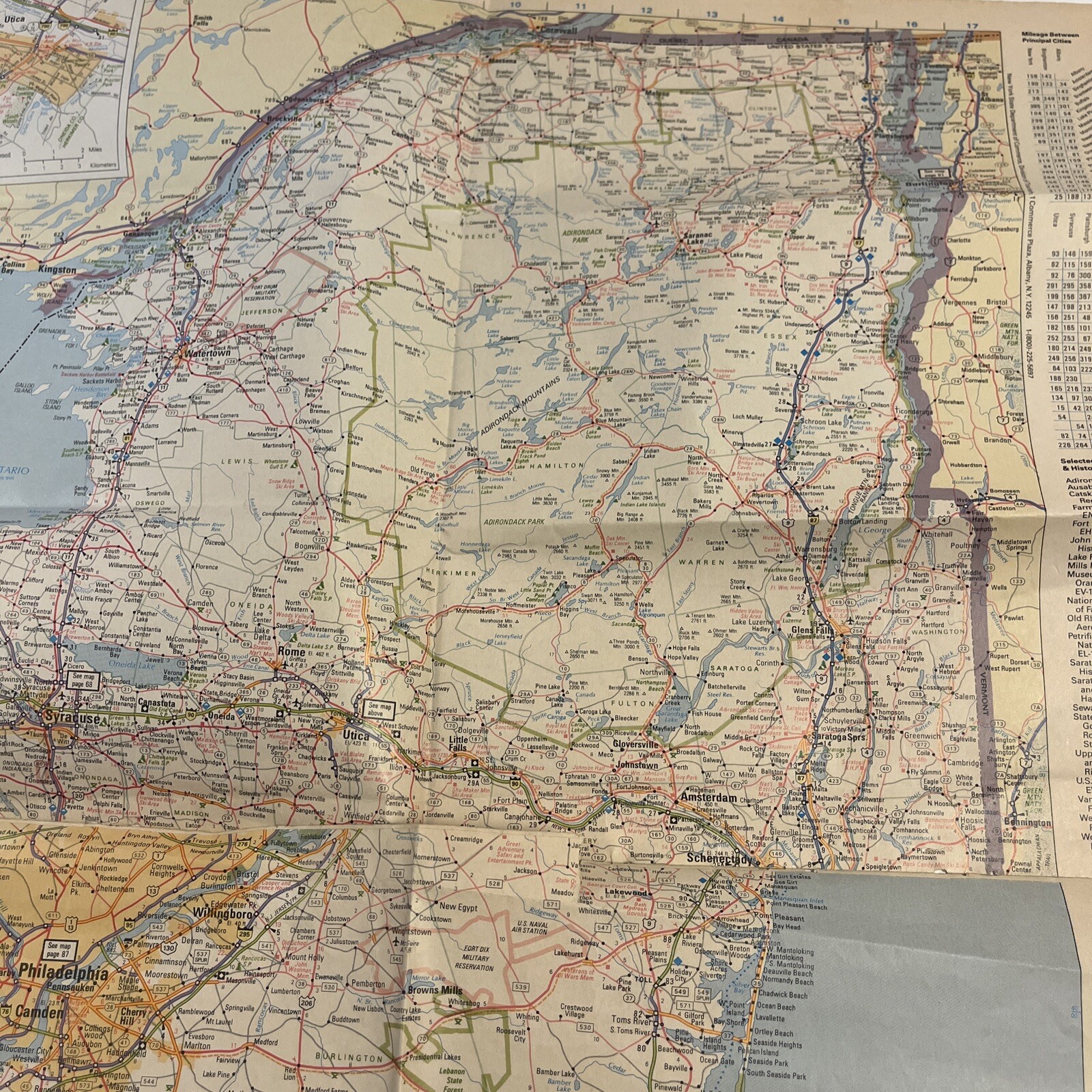 New York and Vicinity Map - New Jersey Map