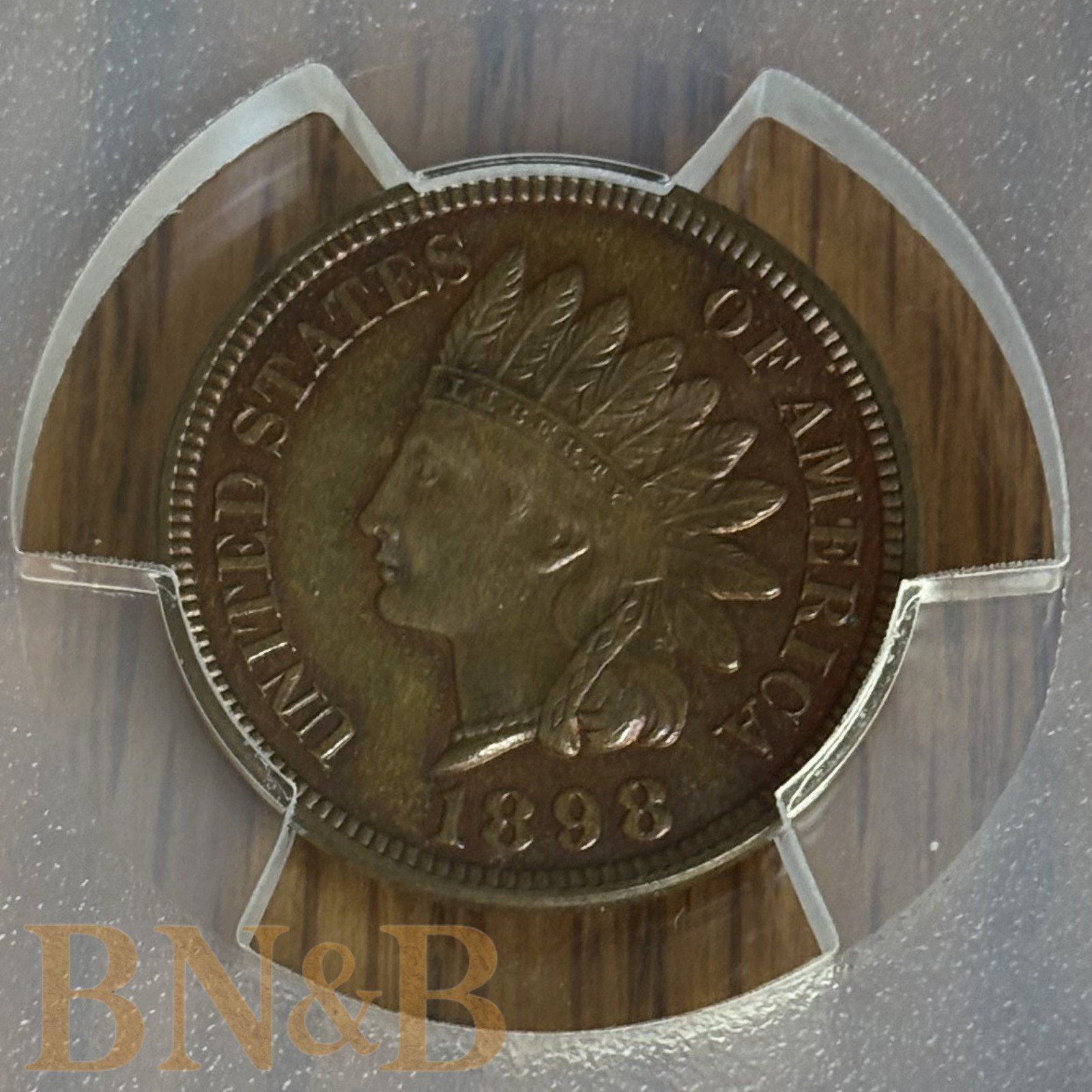 1898 Proof Indian Head Penny PCGS PR64RB