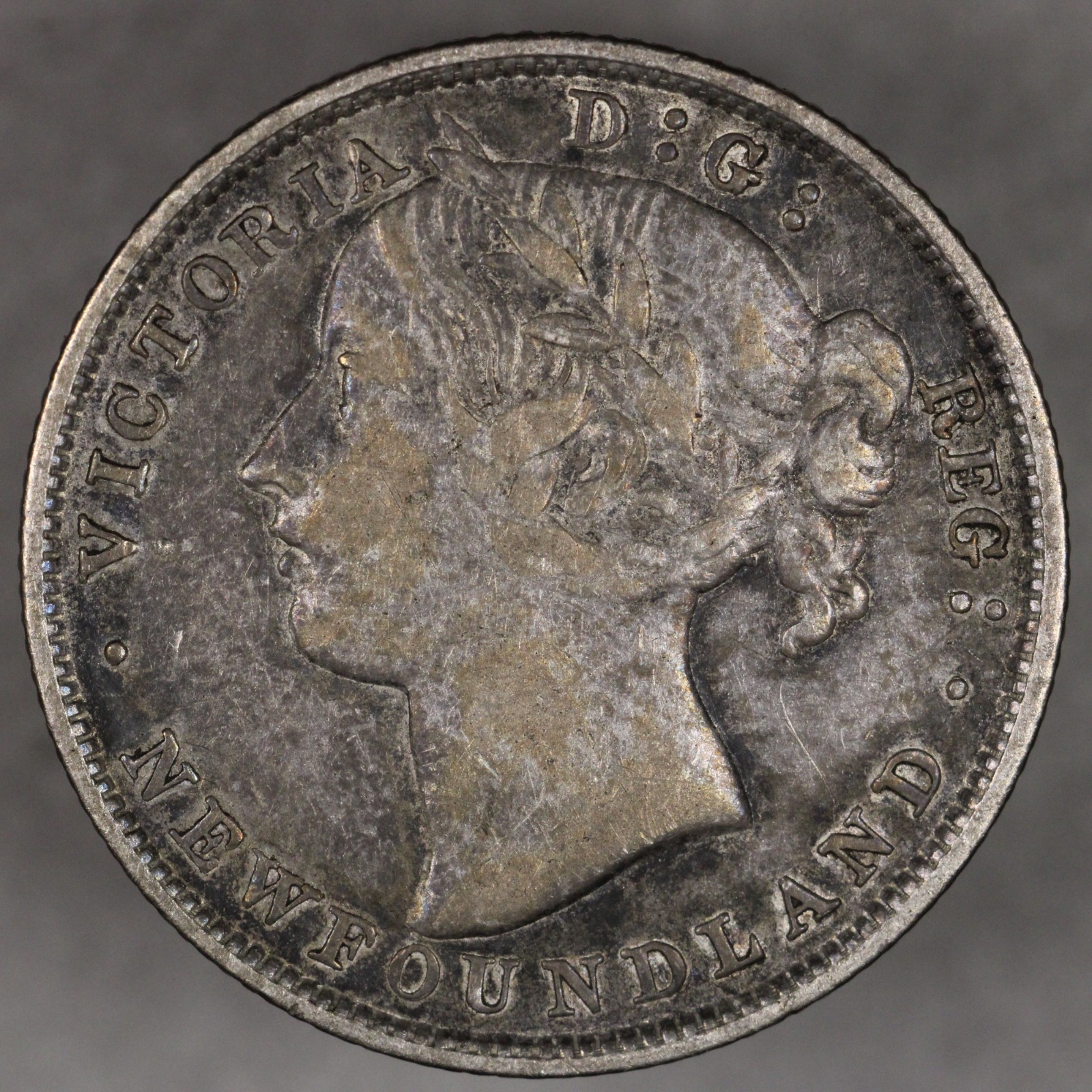 1870 Newfoundland Silver 20 Cents