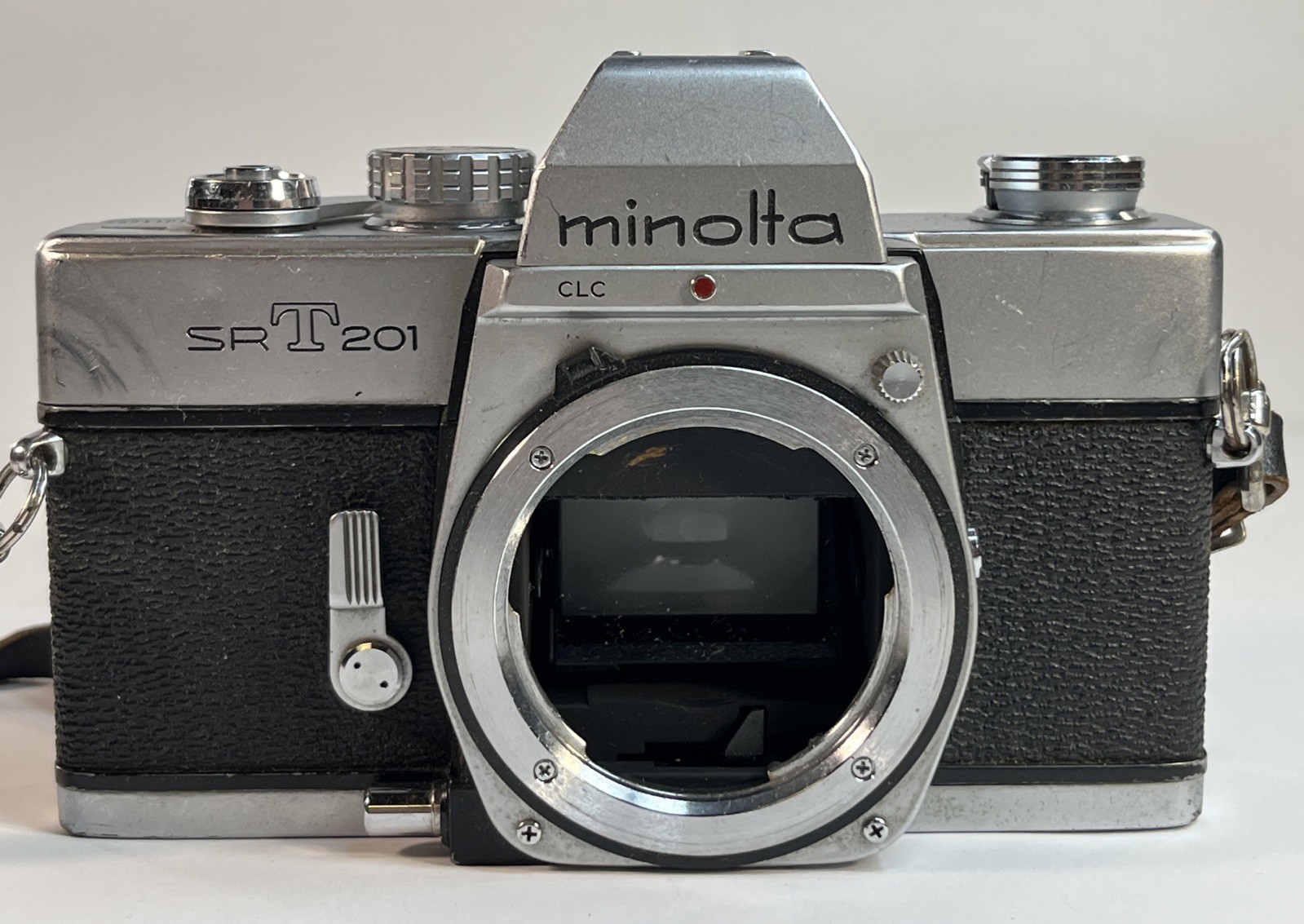 Minolta SRT 201 35mm Film Camera Body Only  Parts Or Repair Untested Sold As Is