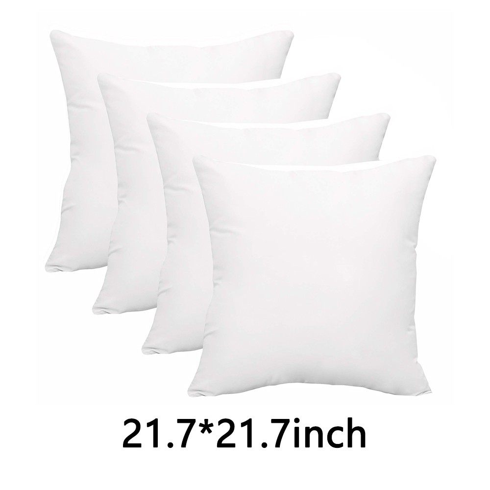 22" Pack of 4 Throw Pillows Insert Ultra Soft Bed & Couch Sofa Decor Pillows
