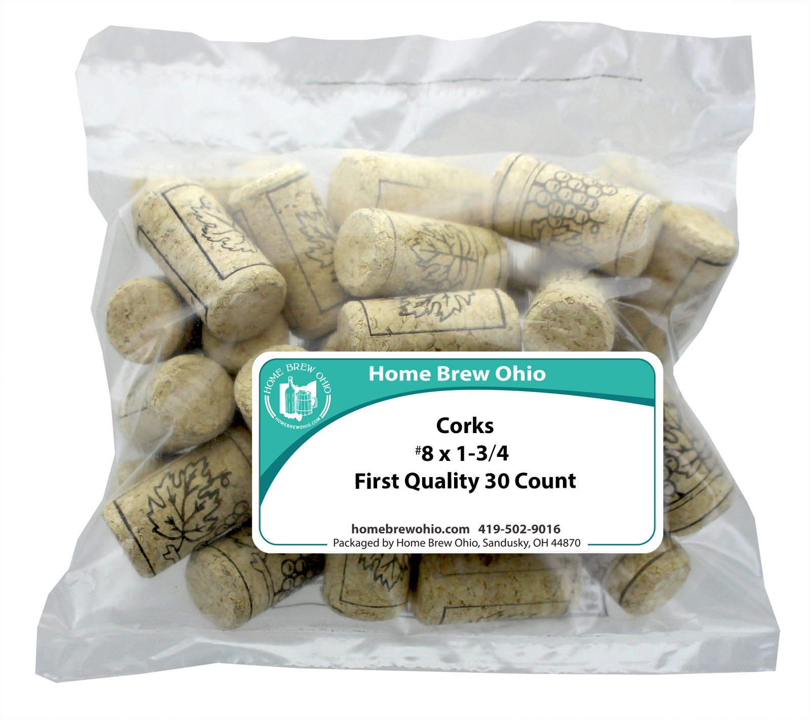 Home Brew Ohio Professional Cork-PVC Package (Gold)