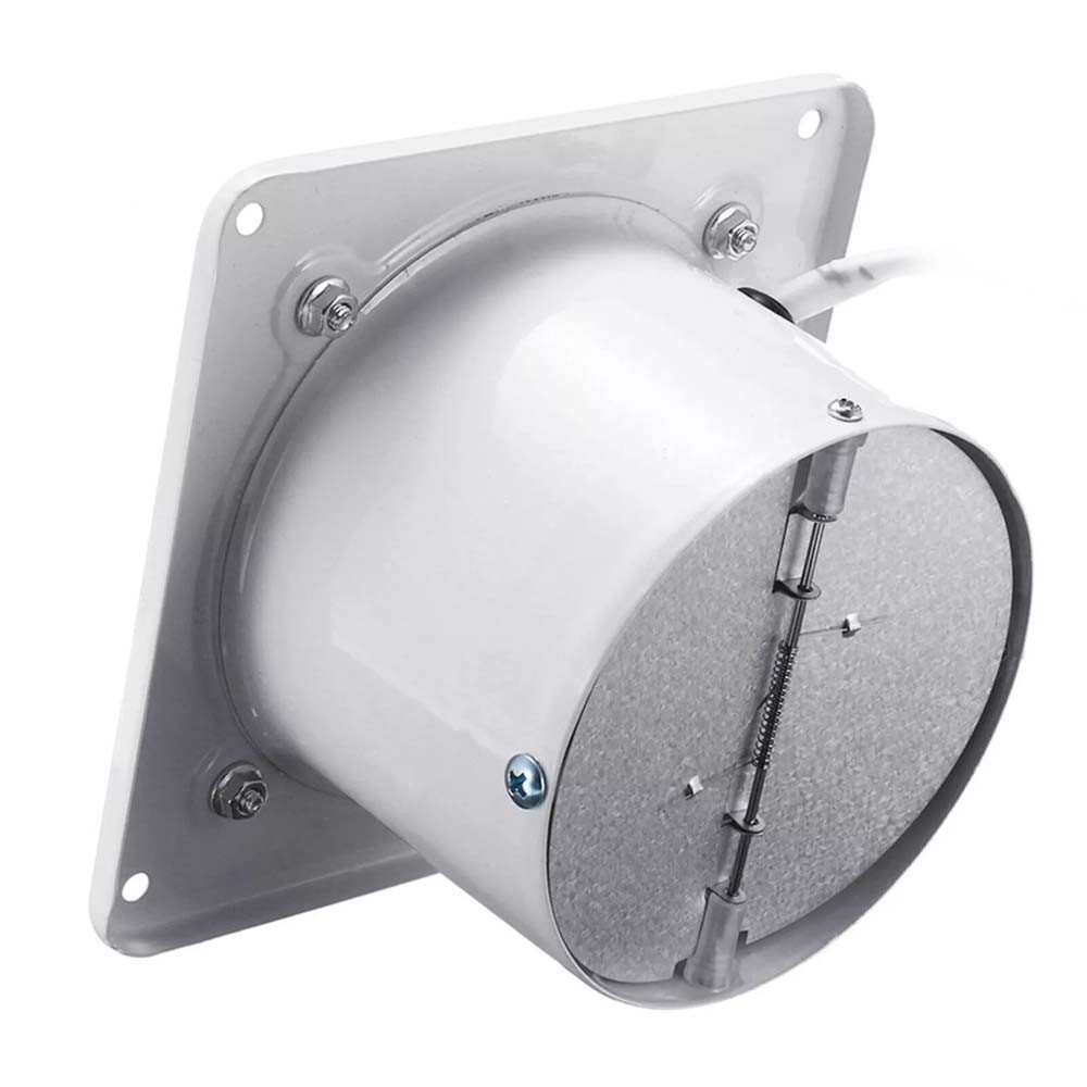 4 Inch Wall-Mounted Square Blower Exhaust Fan Ventilation Extractor Fan