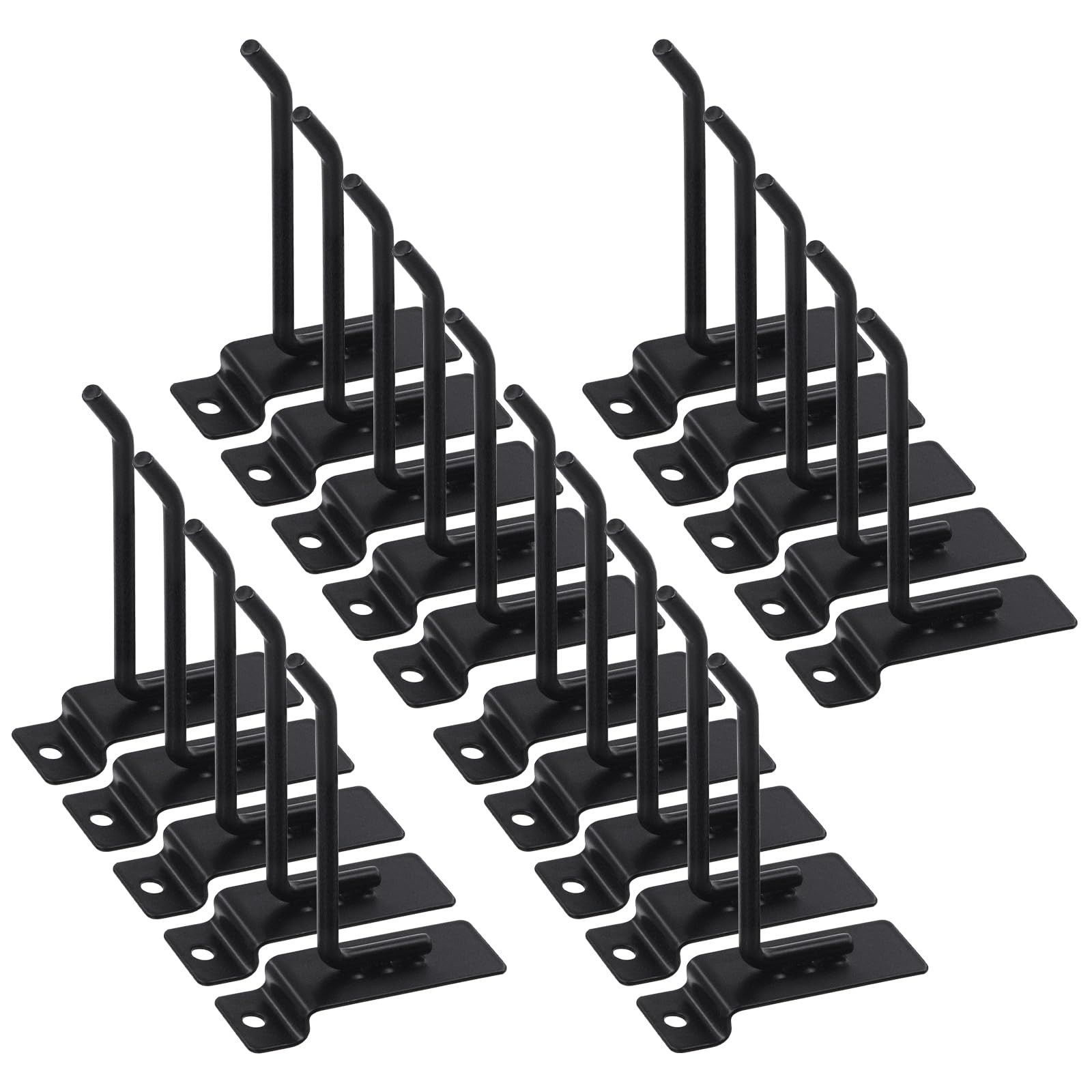 20Pcs 4 Inch Heavy Duty Slatwall Hooks Assortment Kit, Slatwall Accessories S...