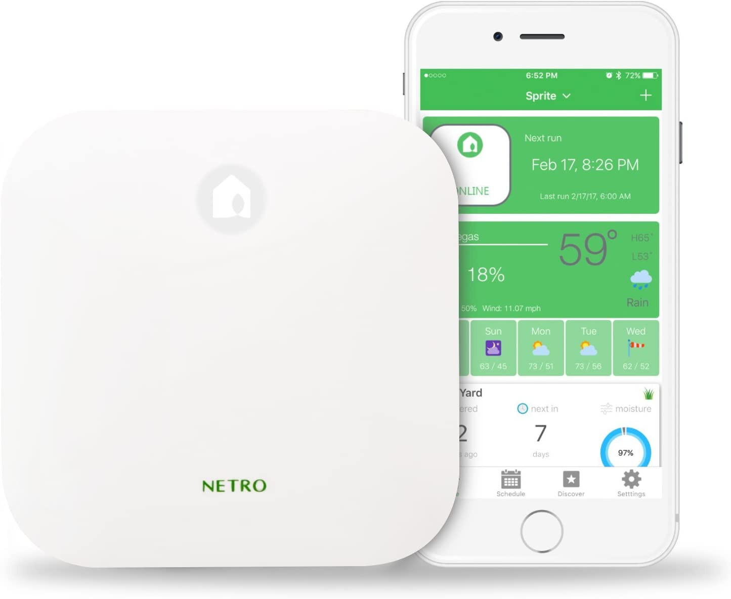 Smart Sprinkler Controller 6 Zones Sprinkler Timer App-Based Irrigation Controll