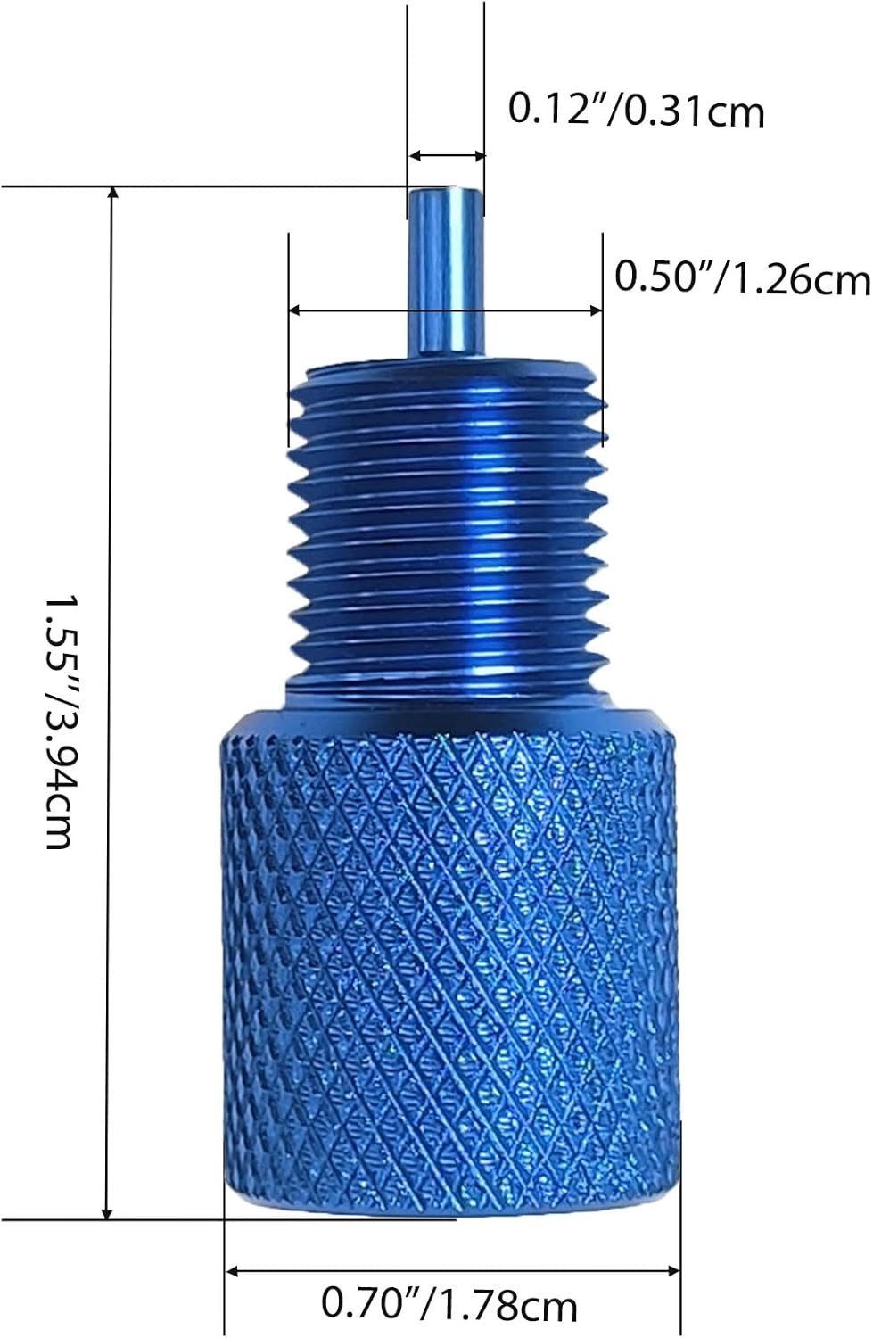 Efficient Brake Bleeding Tool for GM Disc/Drum Systems - Easy Use & Blue Finish