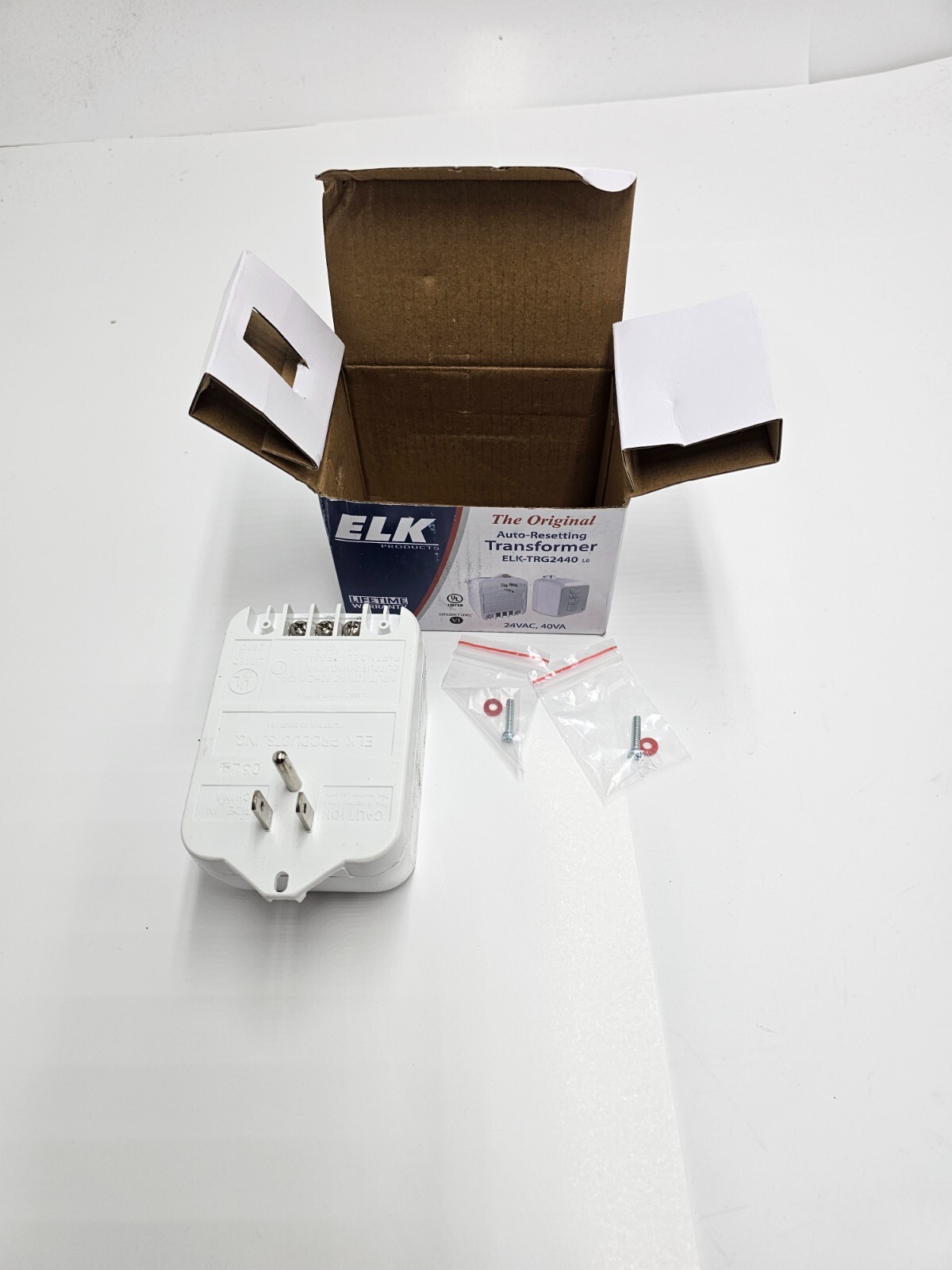 (QTY 3) ELK Plug-in Transformer 40VA ELK-TRG2440 Auto Reset Overload Protection