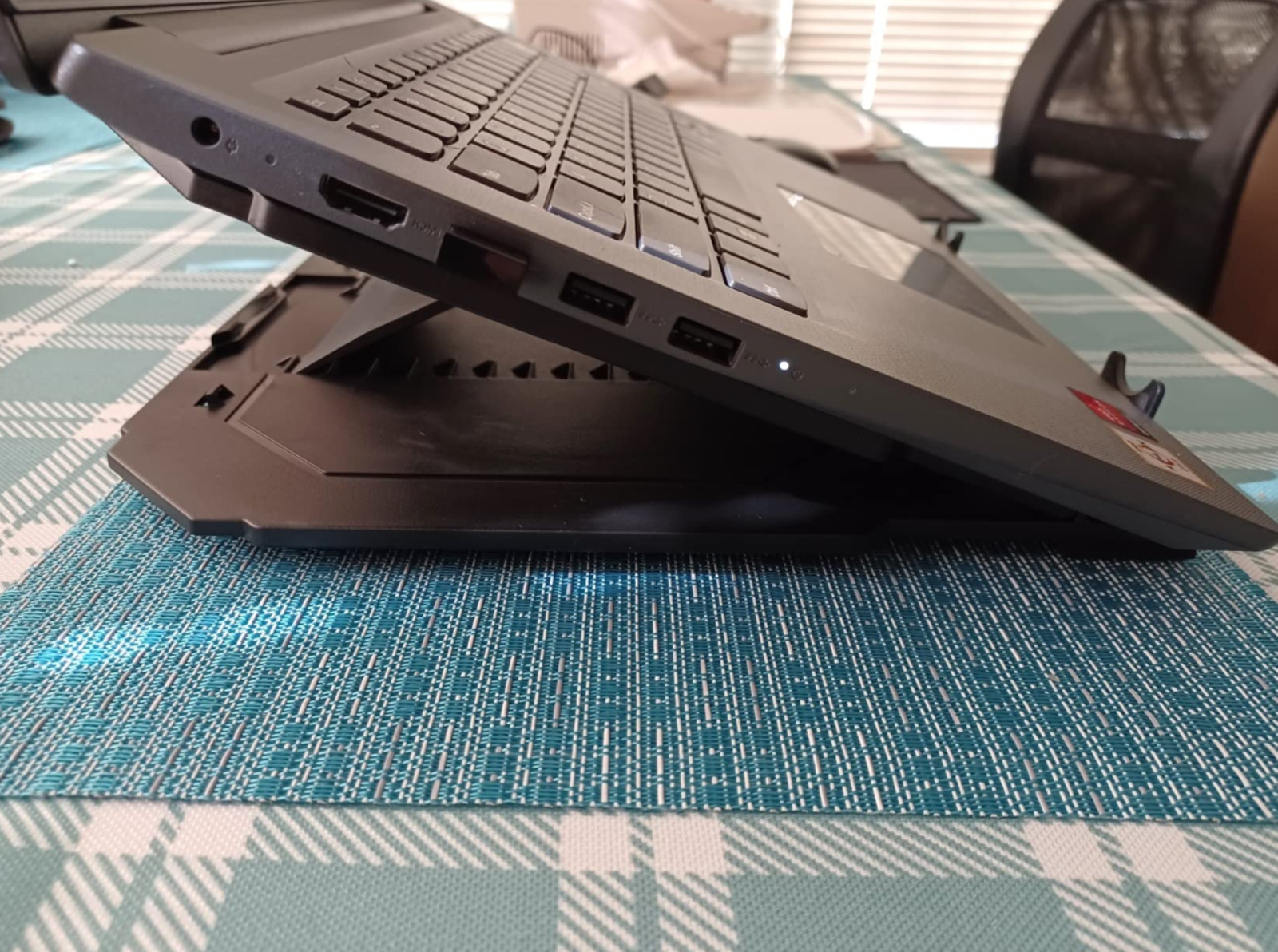 Laptop Stand for Desk Ergonomic Multi Angle Adjustable Height Portable Foldable