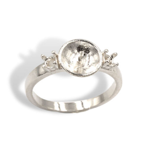 Large Pearl Side Accent Ring Mounting