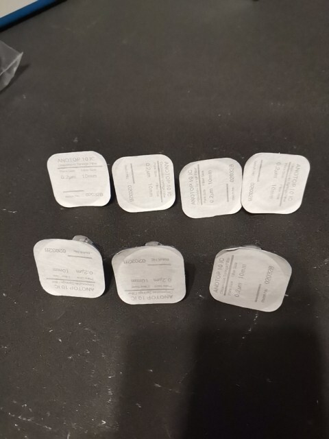 Lot Of 7 Individually Wrapped Anotop 10 IC Filters