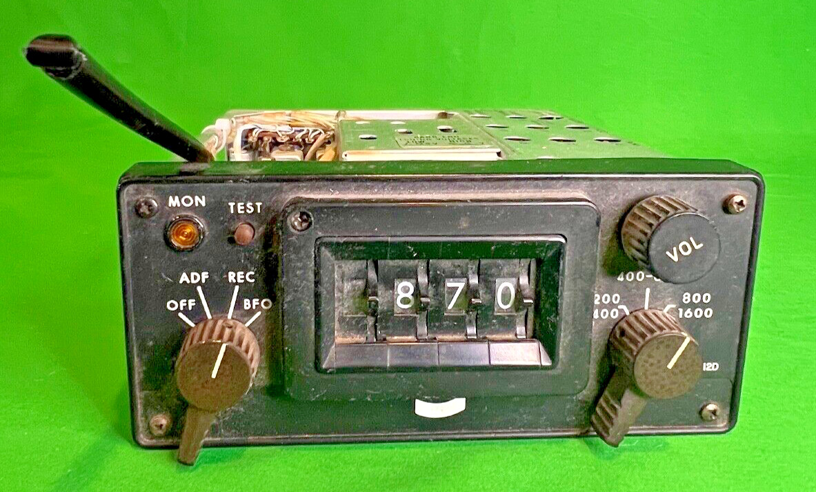 Bendix Corp. ADF-T12D, Model 201F, Aviation Gauge, Not Tested