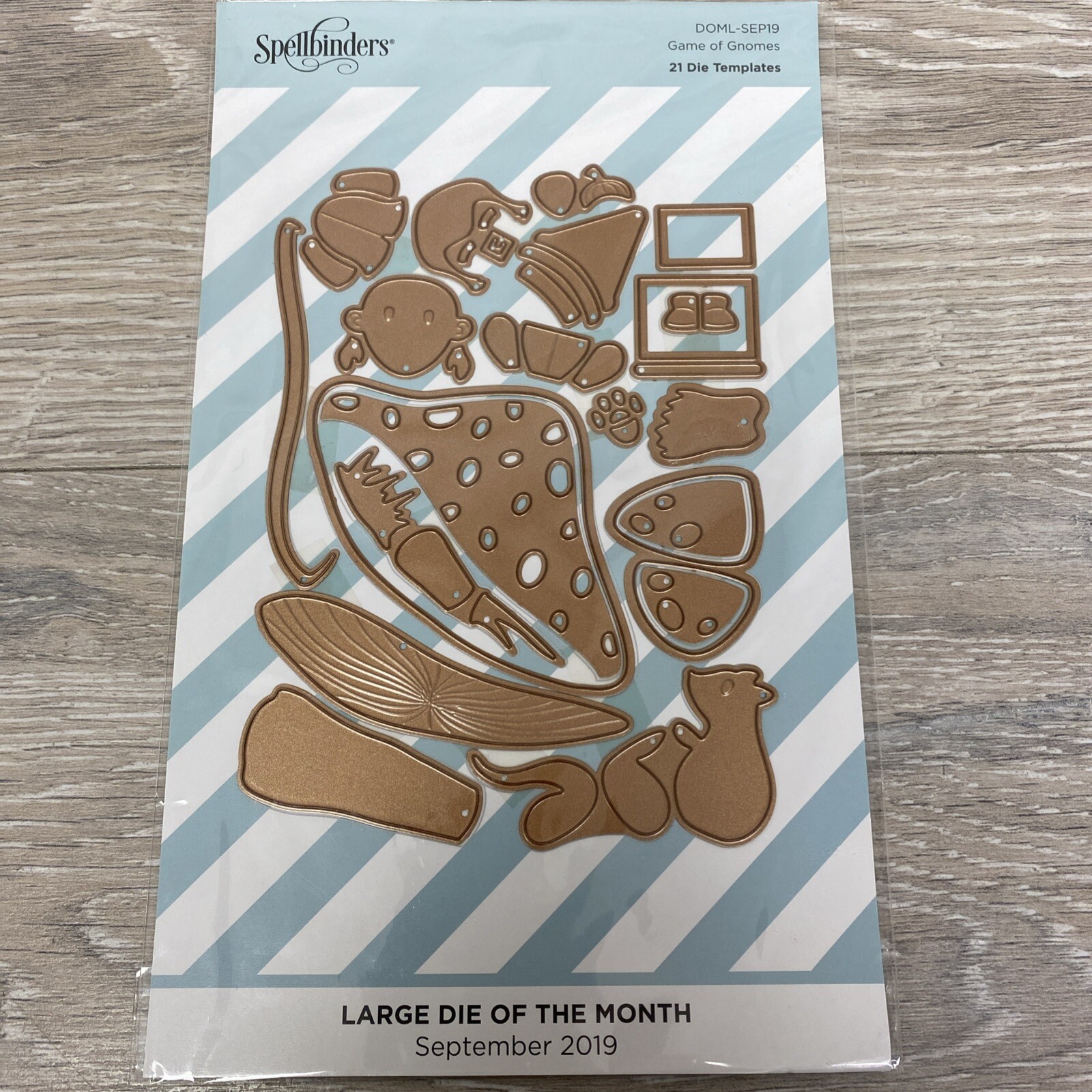 Spellbinders Large Die of the Month Game of Gnomes  DOML-SEP19 September 2019