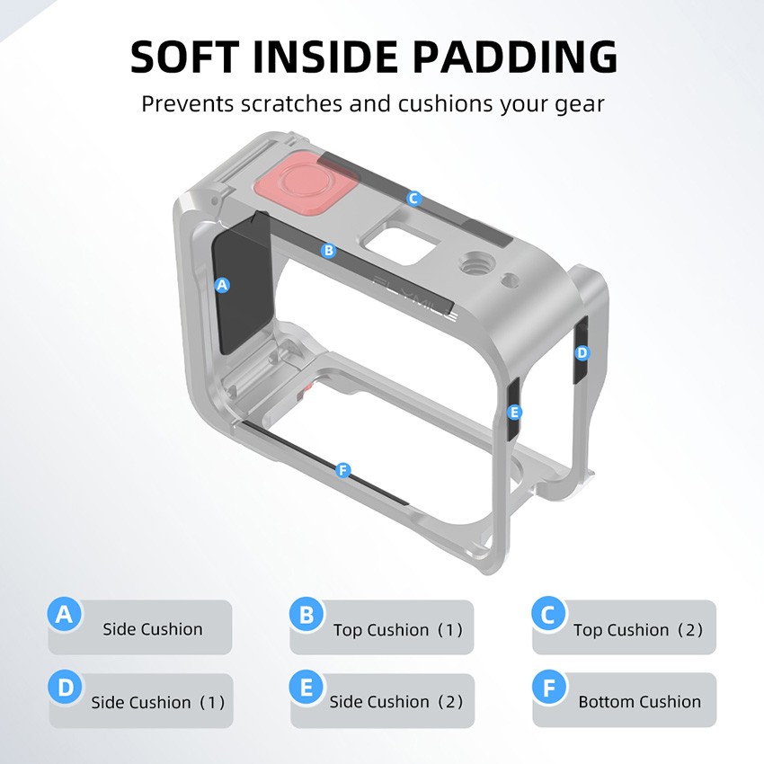 Metal Rabbit Cage Protective Frame for Insta360 Ace Pro 2